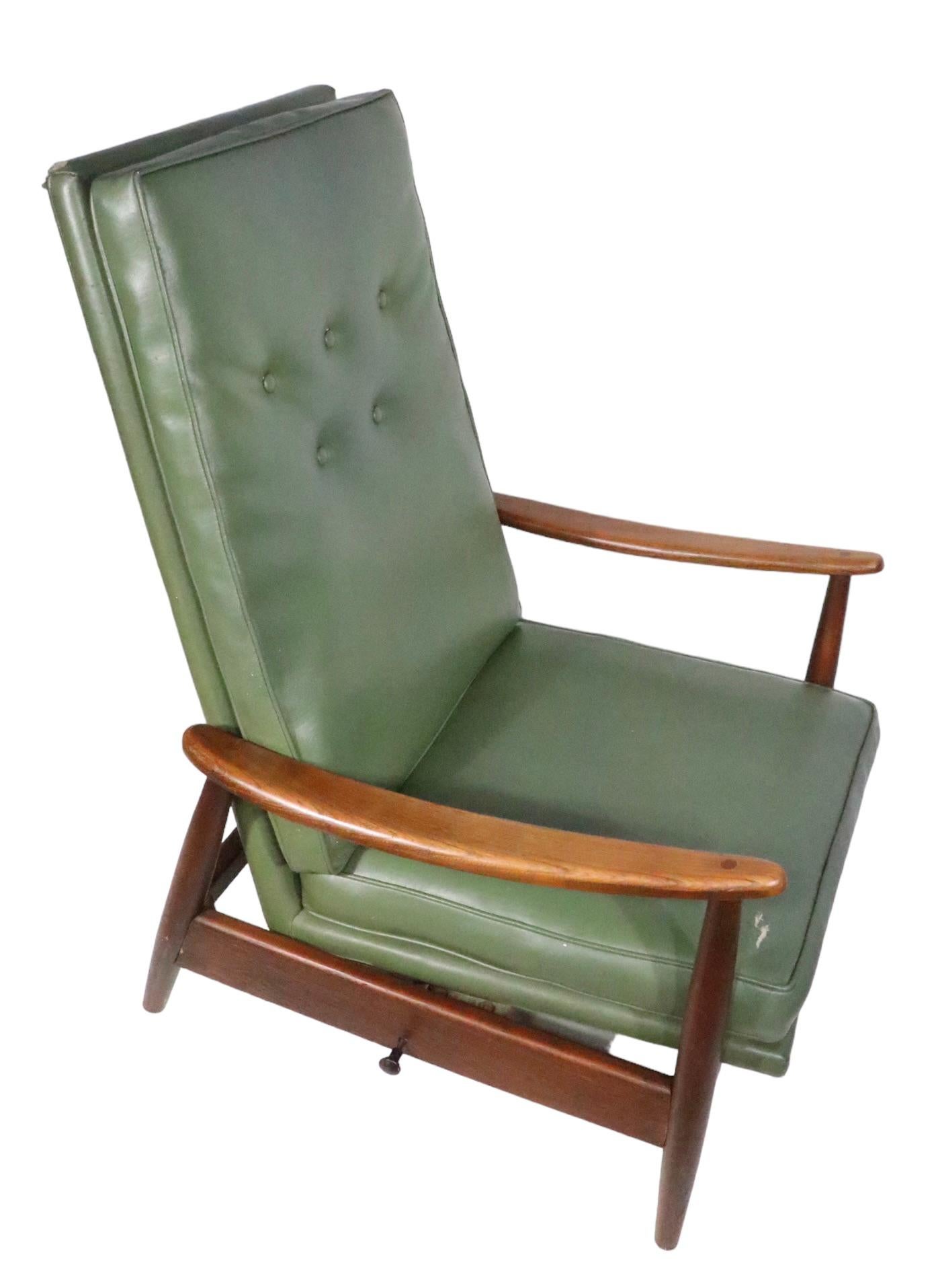 Upholstery  Mid Century Platform Rocker  Designed by Milo Baughman for James Furniture  For Sale