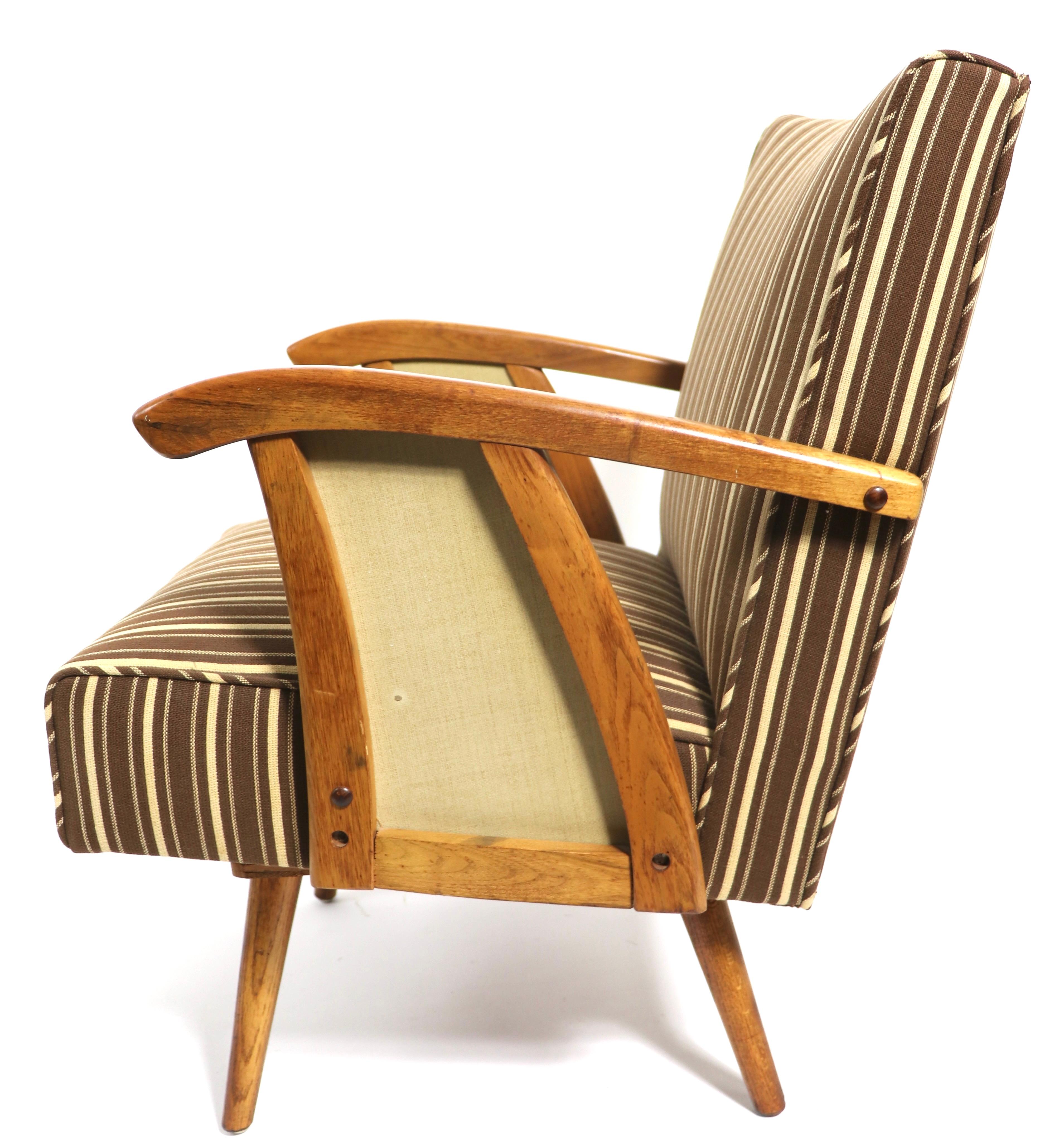 Mid-Century Platform Rocking Chair Att. to Paoli Chair Company Czechoslovakia  1