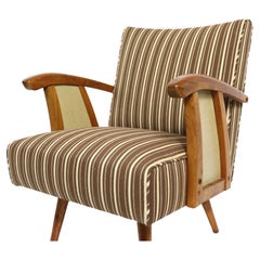 Mid-Century Platform Rocking Chair Att. to Paoli Chair Company Czechoslovakia