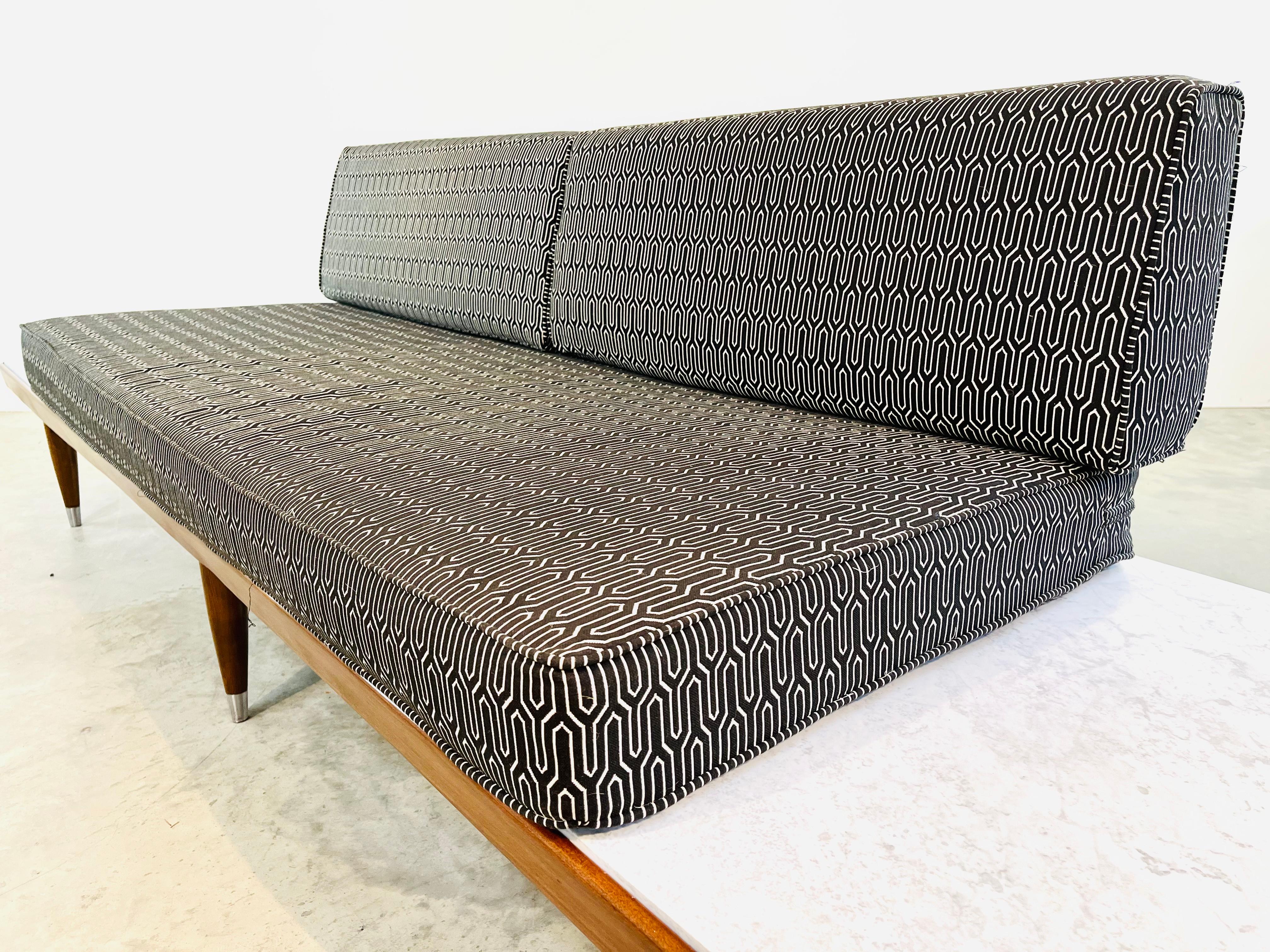 Mid-Century Platform Sofa in the Manner of Adrian Pearsall by Frank & Son N.Y. 2