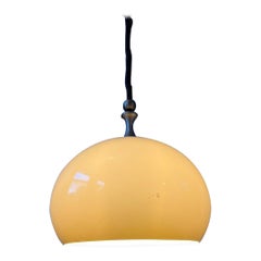 Lampe suspendue champignon de l'ère spatiale en plexiglas du milieu du siècle dernier par Dijkstra, 1970