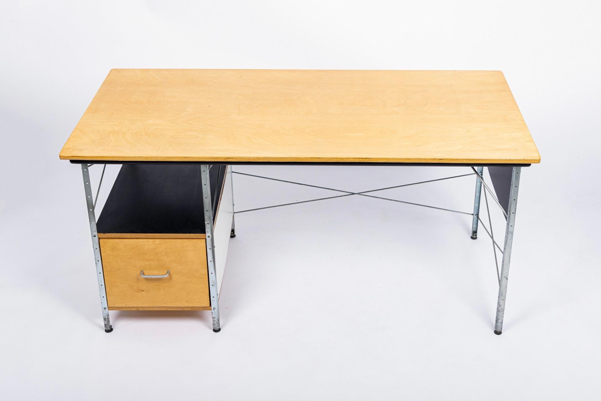 Mid-Century Modern Mid Century Plywood Desk Unit by Eames for Herman Miller
