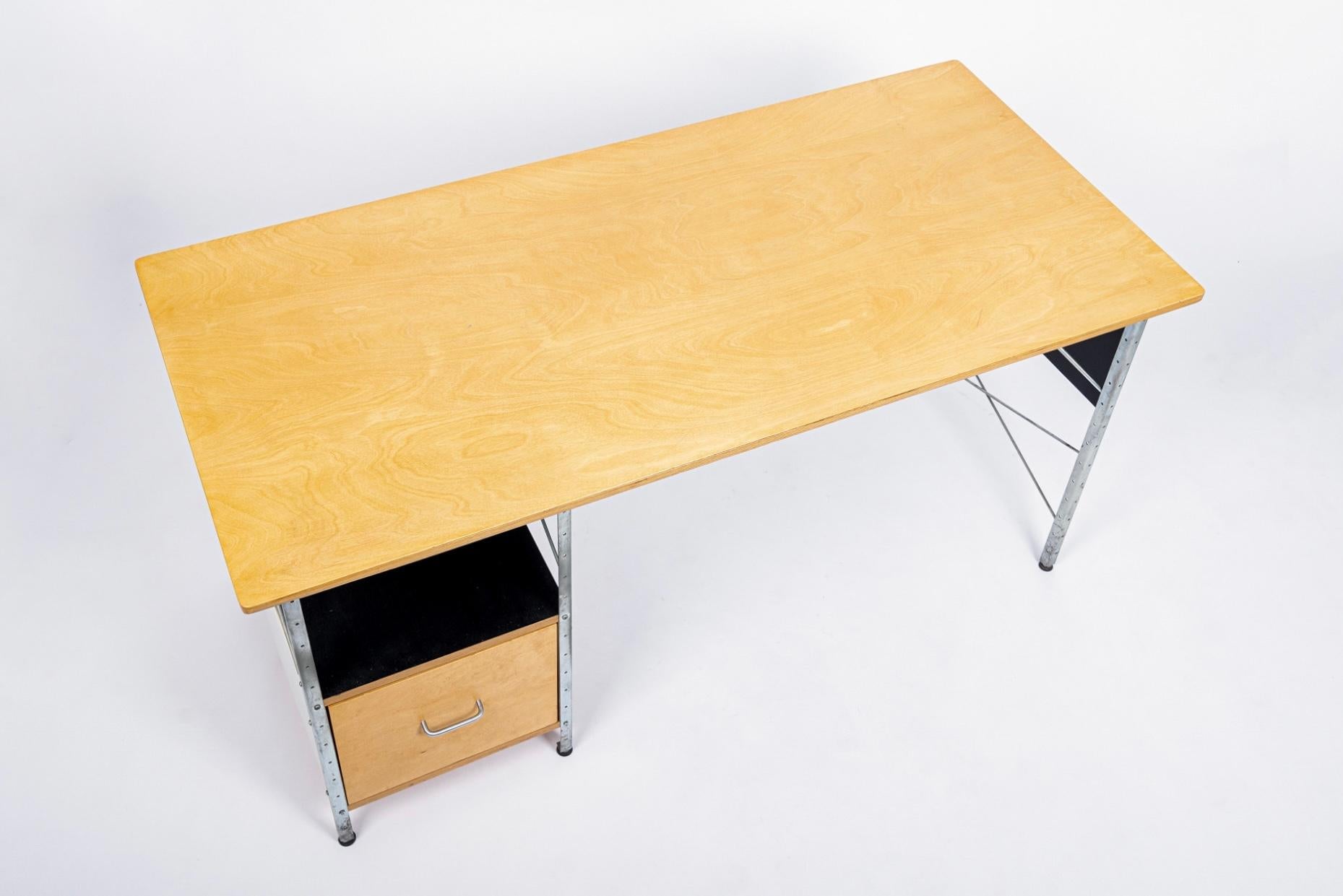 Contemporary Mid Century Plywood Desk Unit by Eames for Herman Miller
