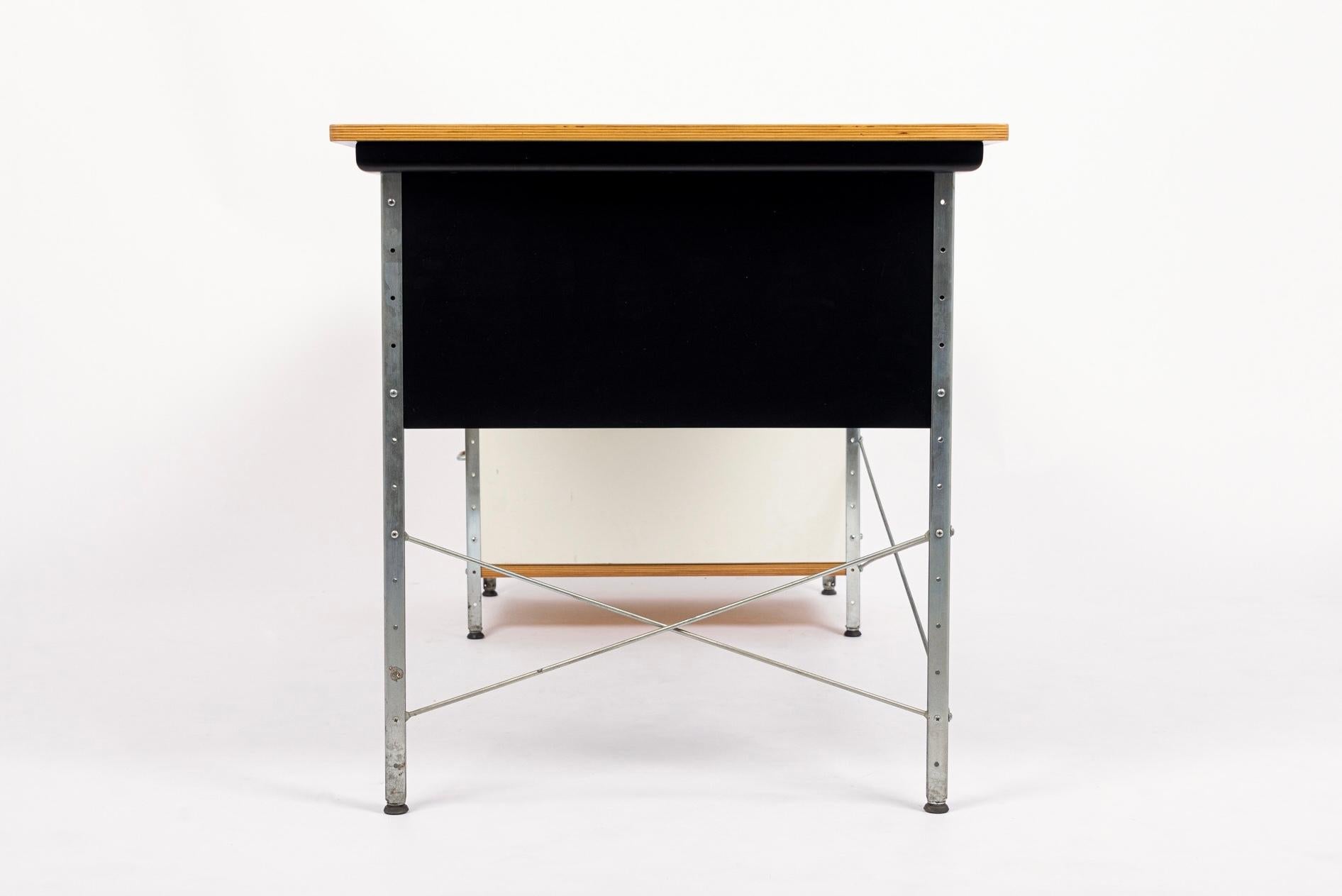 Mid Century Plywood Desk Unit by Eames for Herman Miller 1