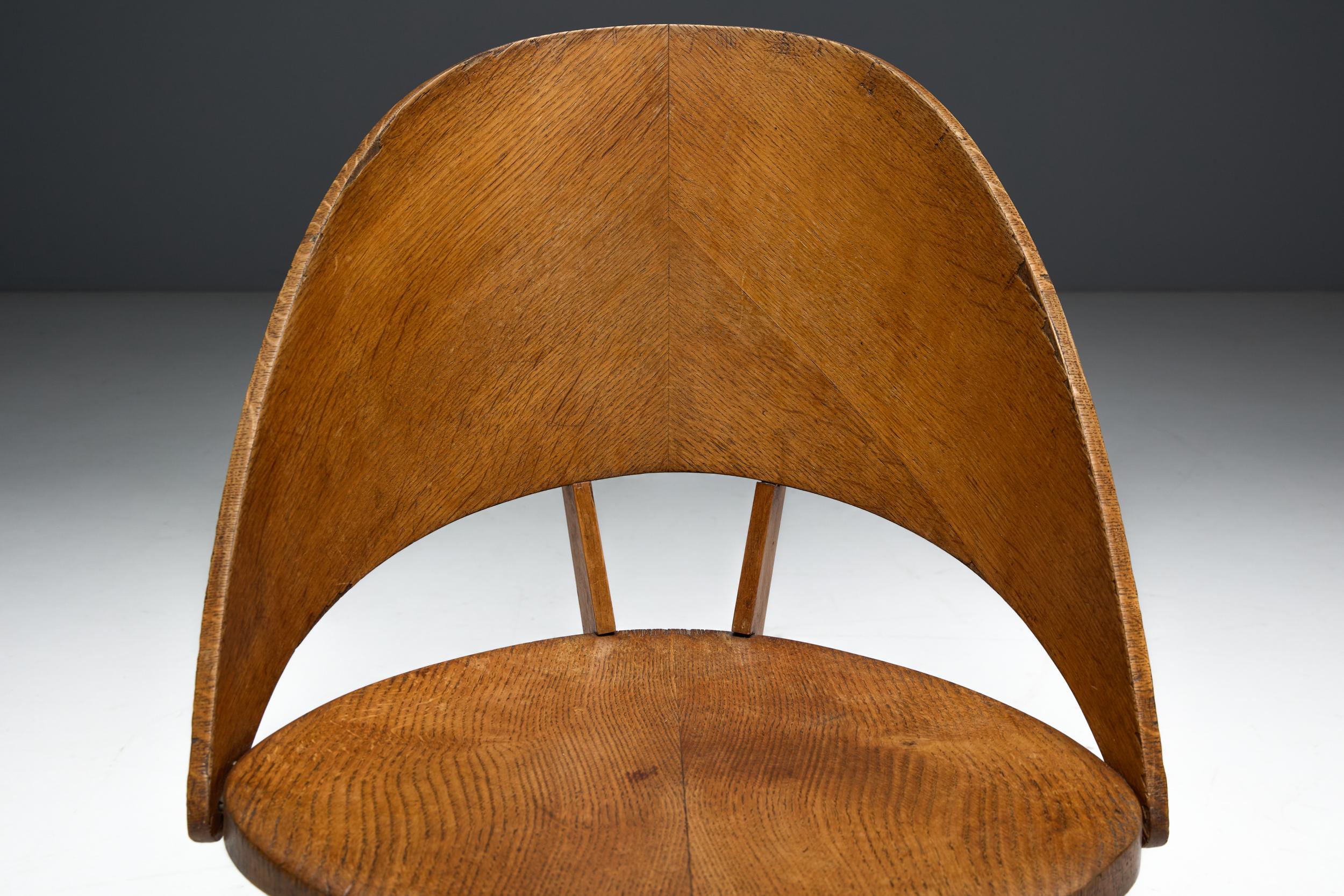 Mid-Century Plywood Dining Chairs, Italy, 1950s en venta 10