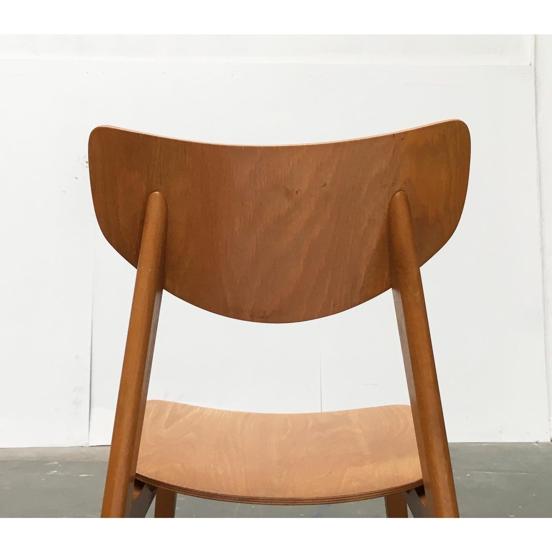 Chaise d'appoint en contreplaqué du milieu du siècle en vente 5