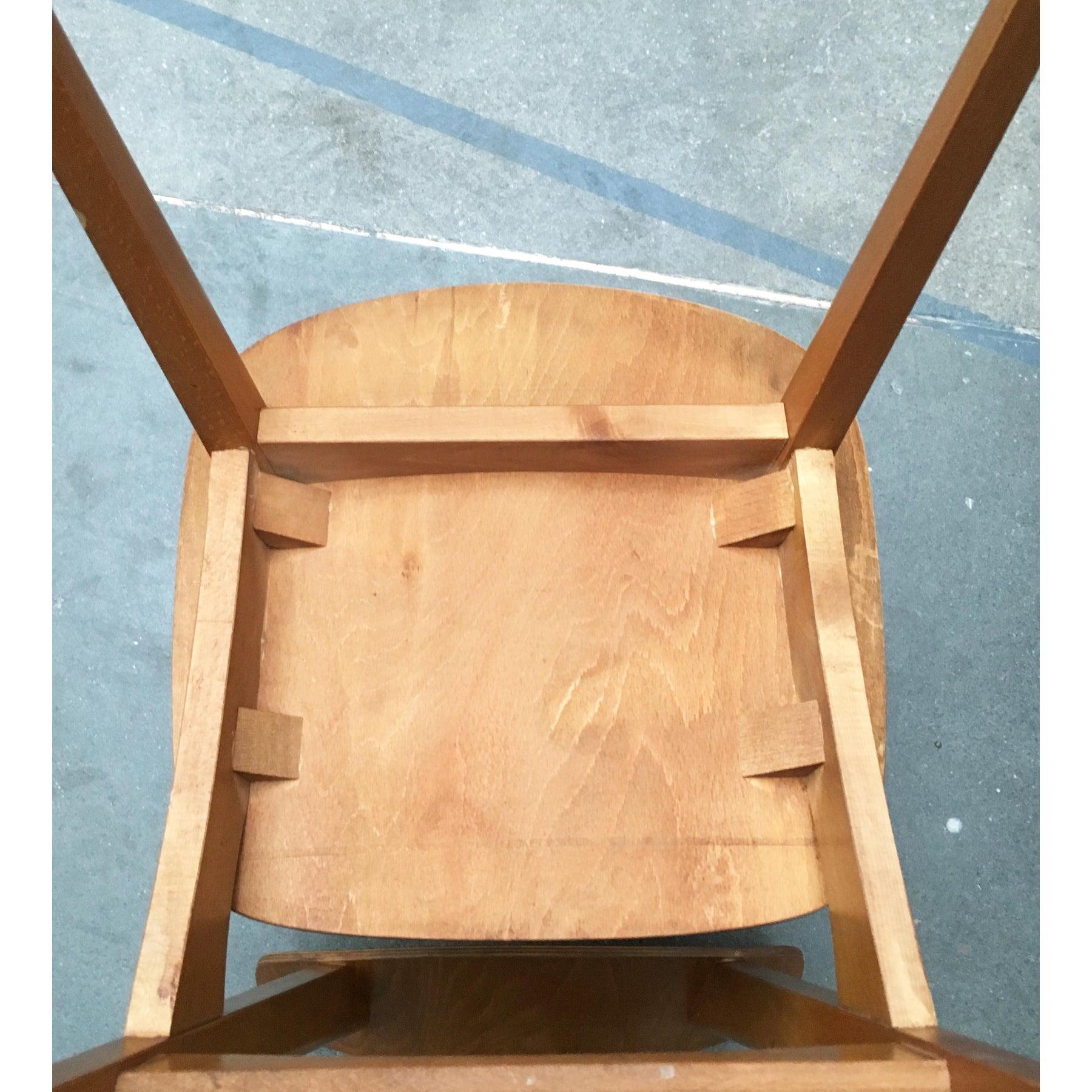 Chaise d'appoint en contreplaqué du milieu du siècle en vente 6