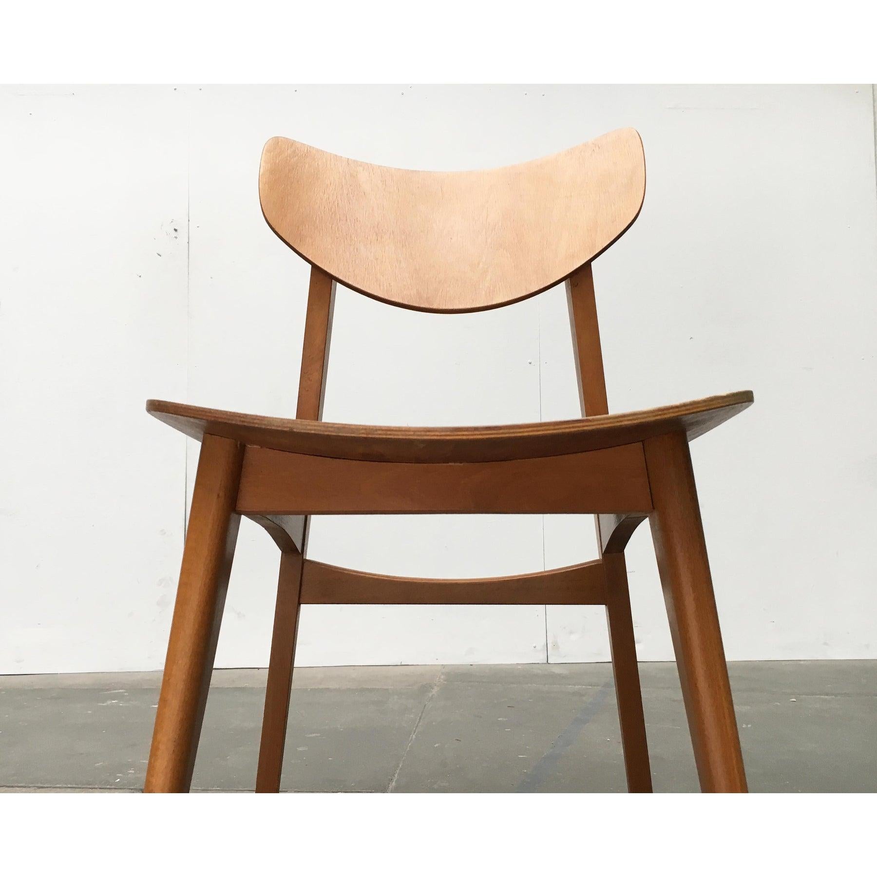 Chaise d'appoint en contreplaqué du milieu du siècle Bon état - En vente à Hamburg, DE