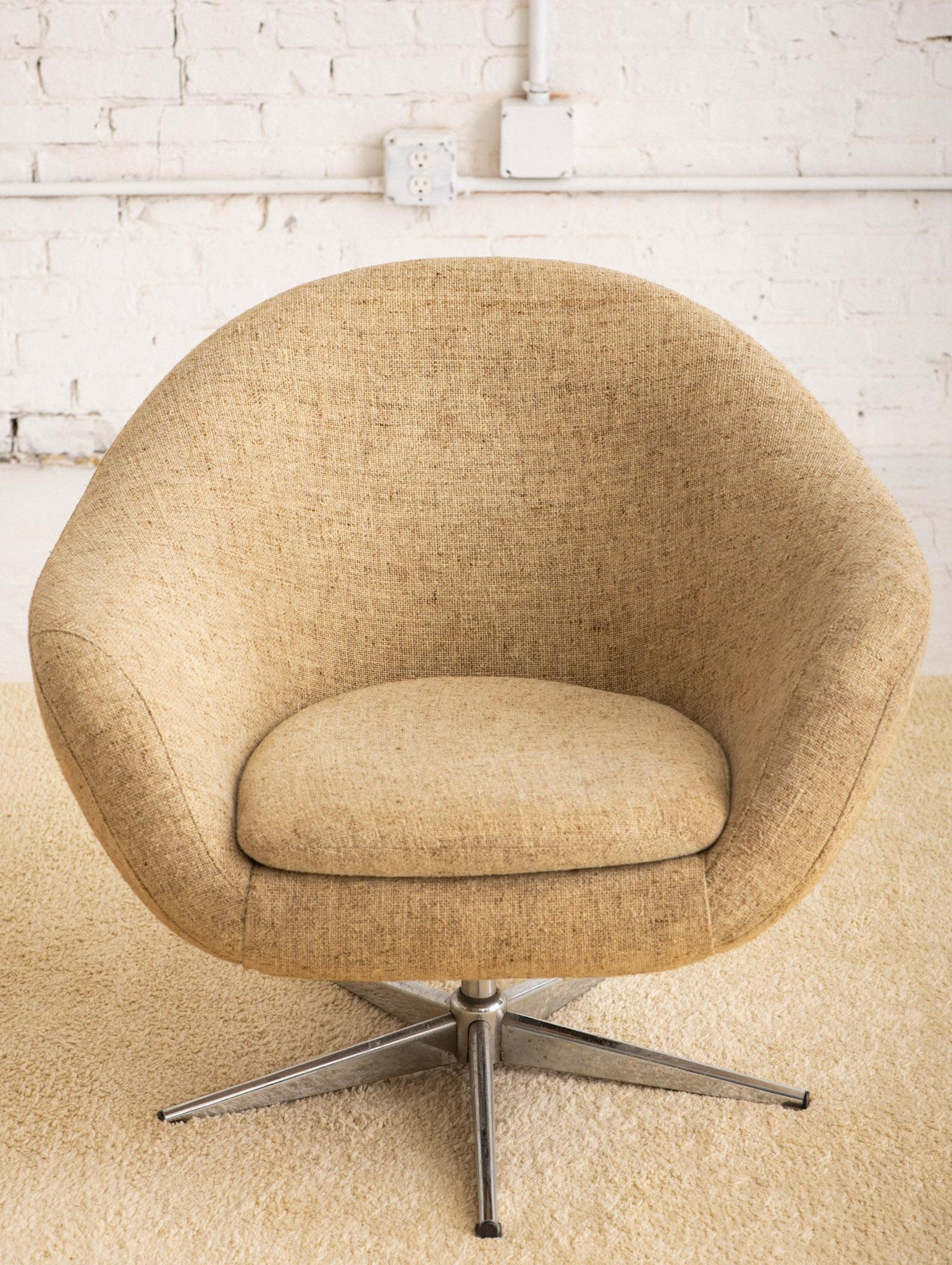 Mid Century Pod Chair by Burris Industries 1
