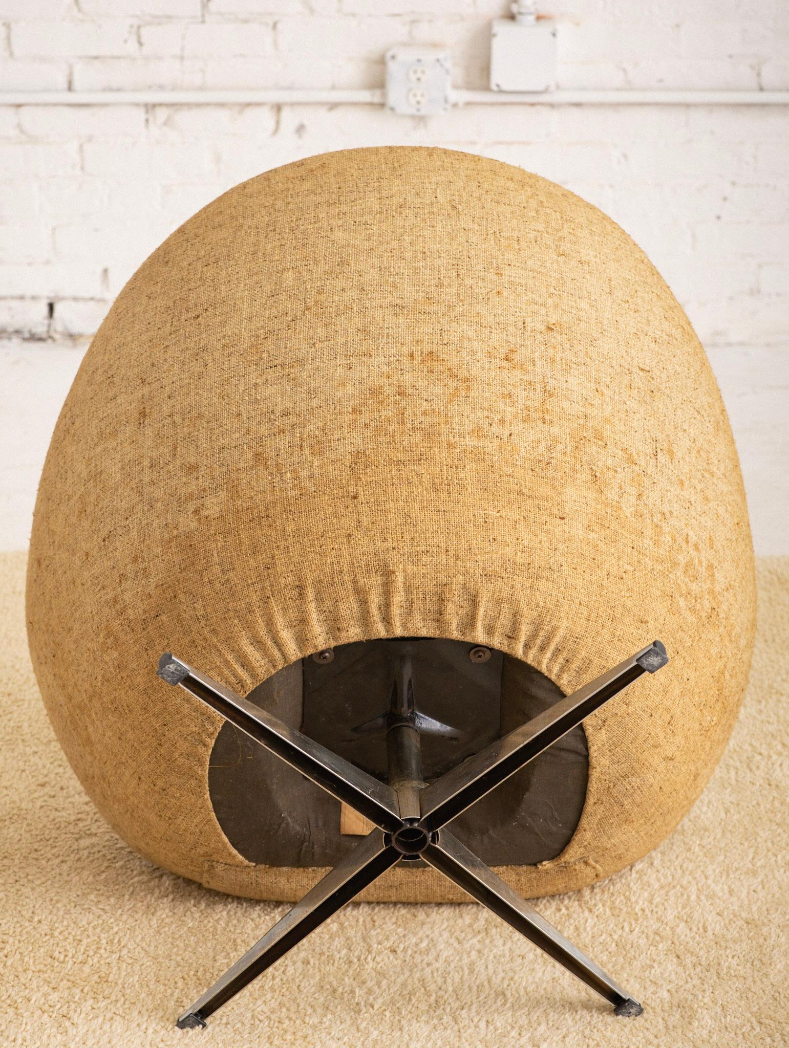 20th Century Mid Century Pod Chair by Burris Industries