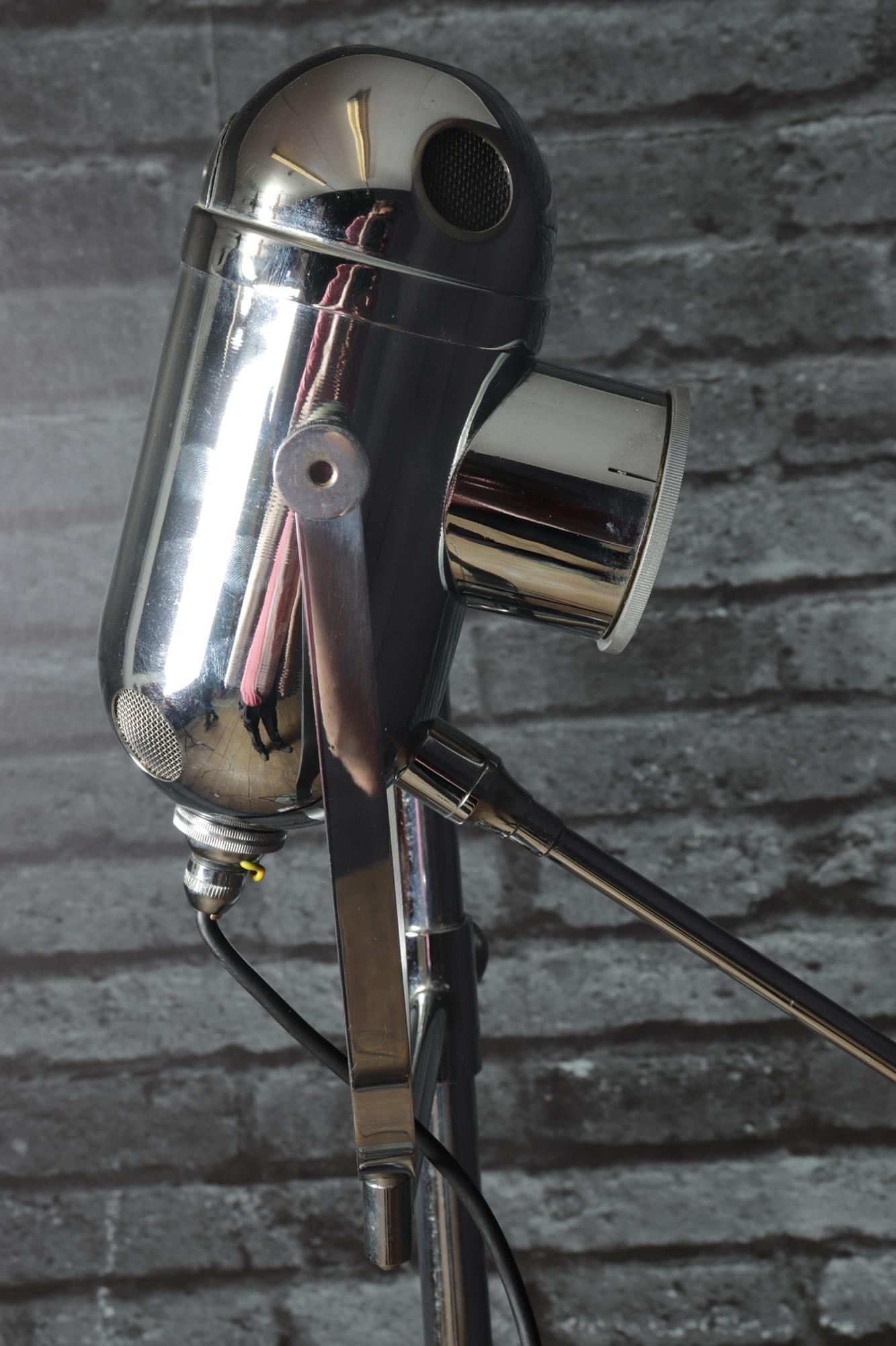Mid-20th Century Mid Century Polished Bulls Eye lamp