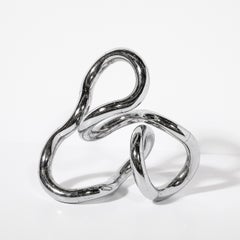 Kinetische kinetische „Dunkel“-Skulptur aus poliertem Chrom von Richard X Zawitz aus der Mitte des Jahrhunderts