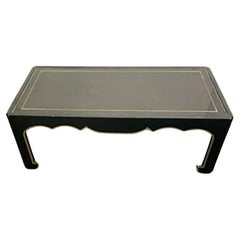 Midcentury Polished Coffee Table with Ming Feet