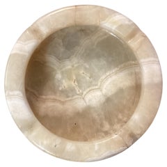 Mid Century Polished  Onyx Ashtray