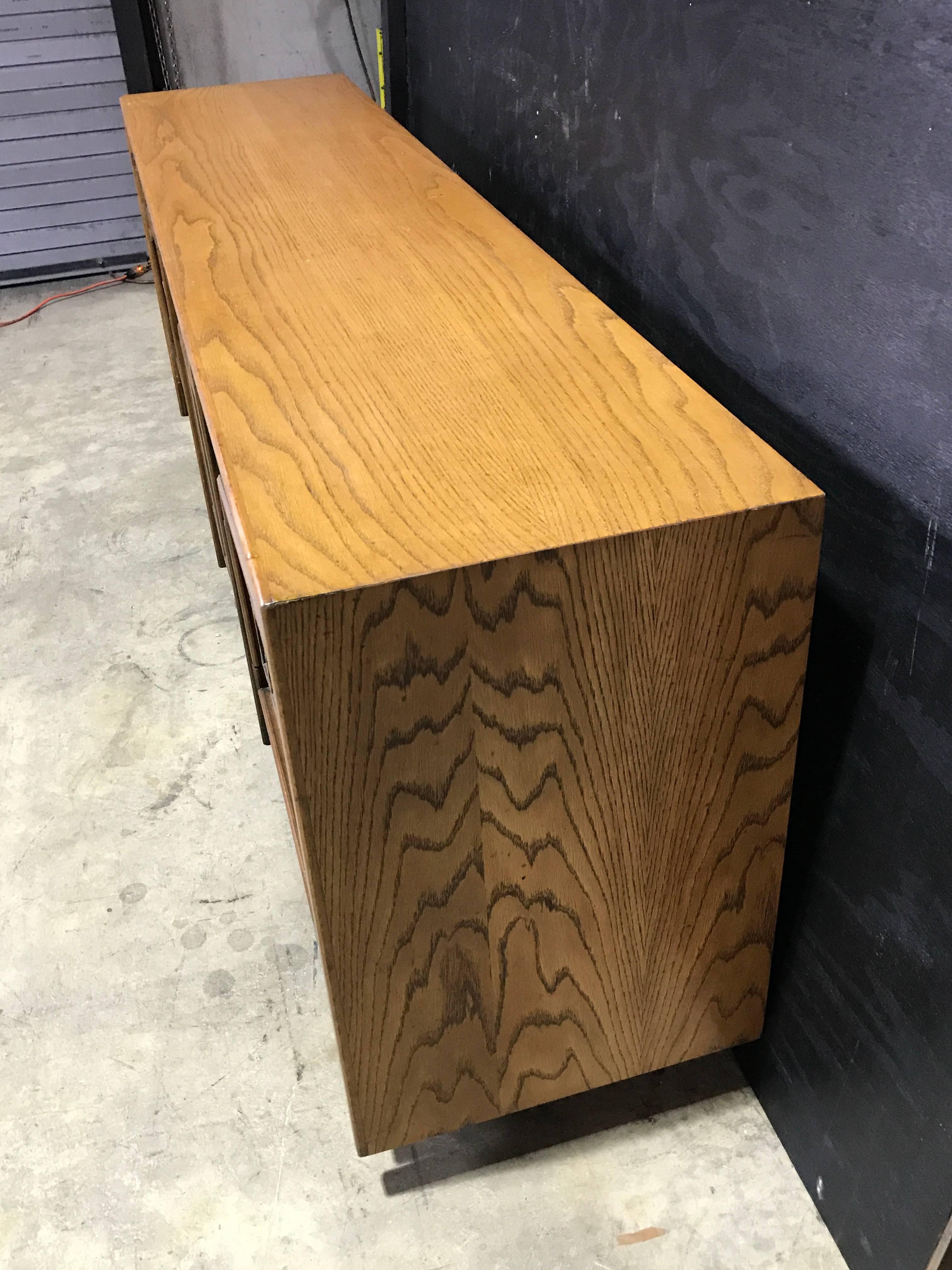 Midcentury Polychromed Brutalist Credenza 1