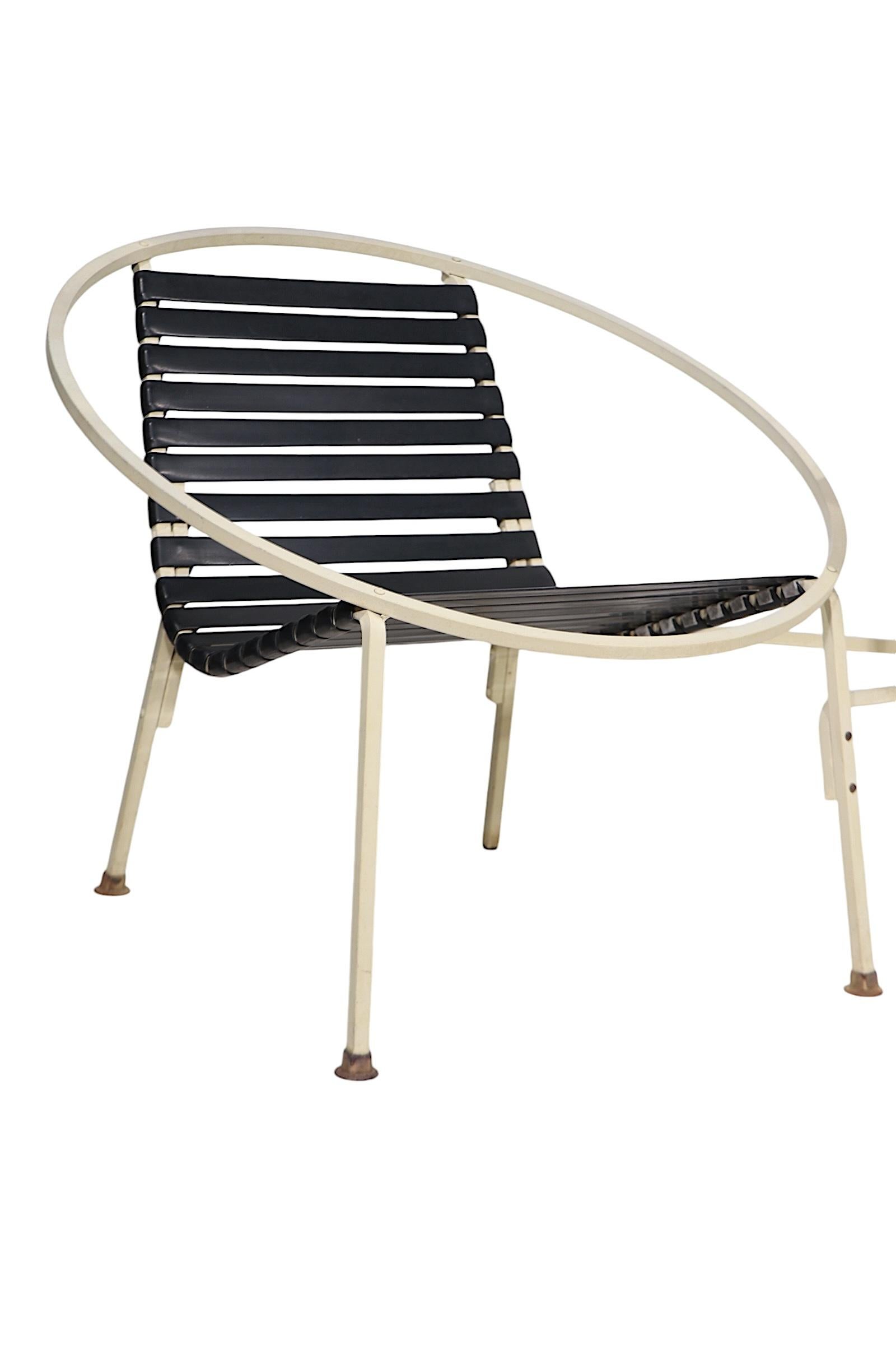 Tête-à-tête de jardin de piscine Mid Century Patio Att. to Woodard c. 1950/70's en vente 4