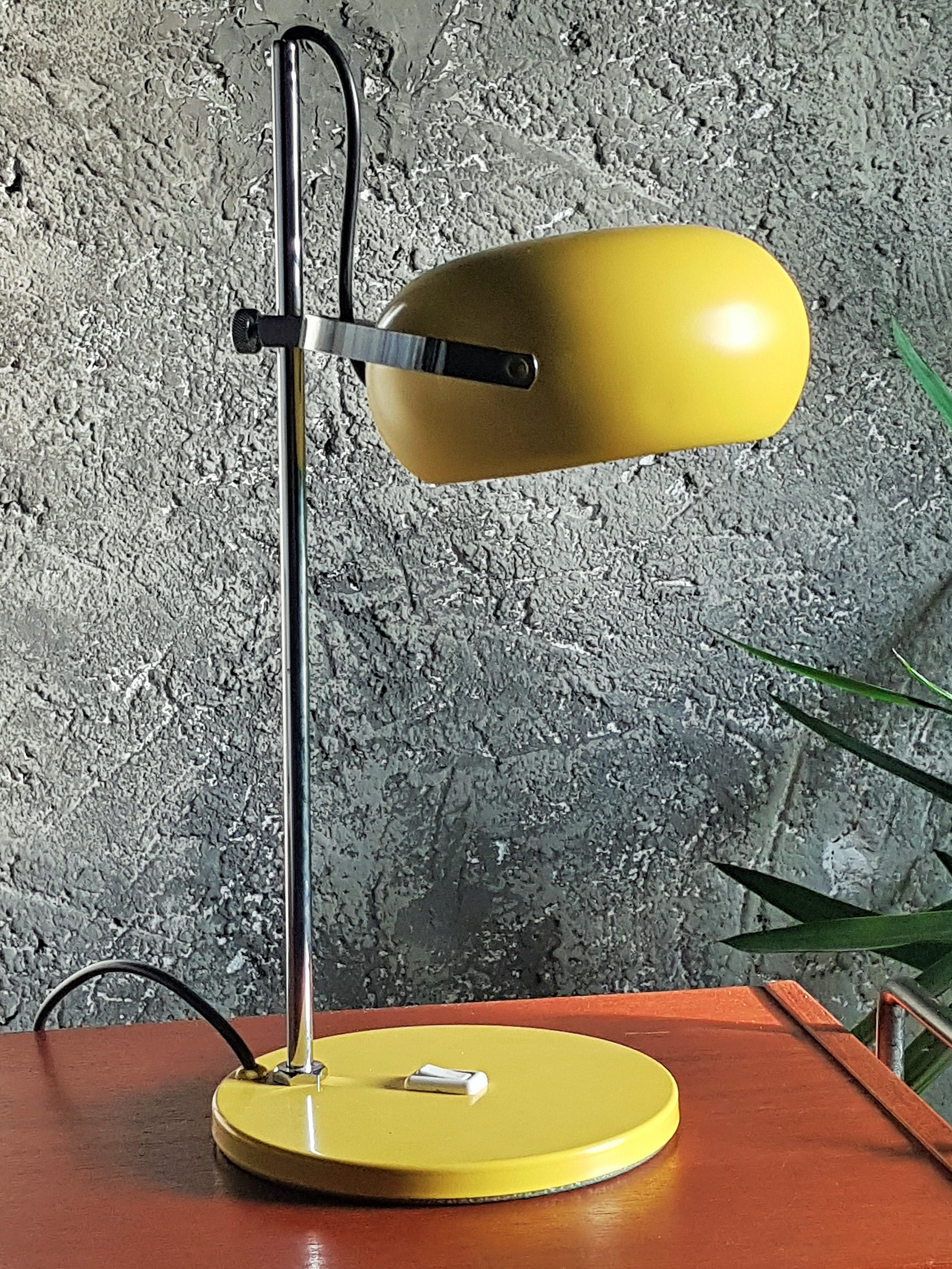 Mid-Century Pop Art Desk Table Lamp, Italy 1970 For Sale 5
