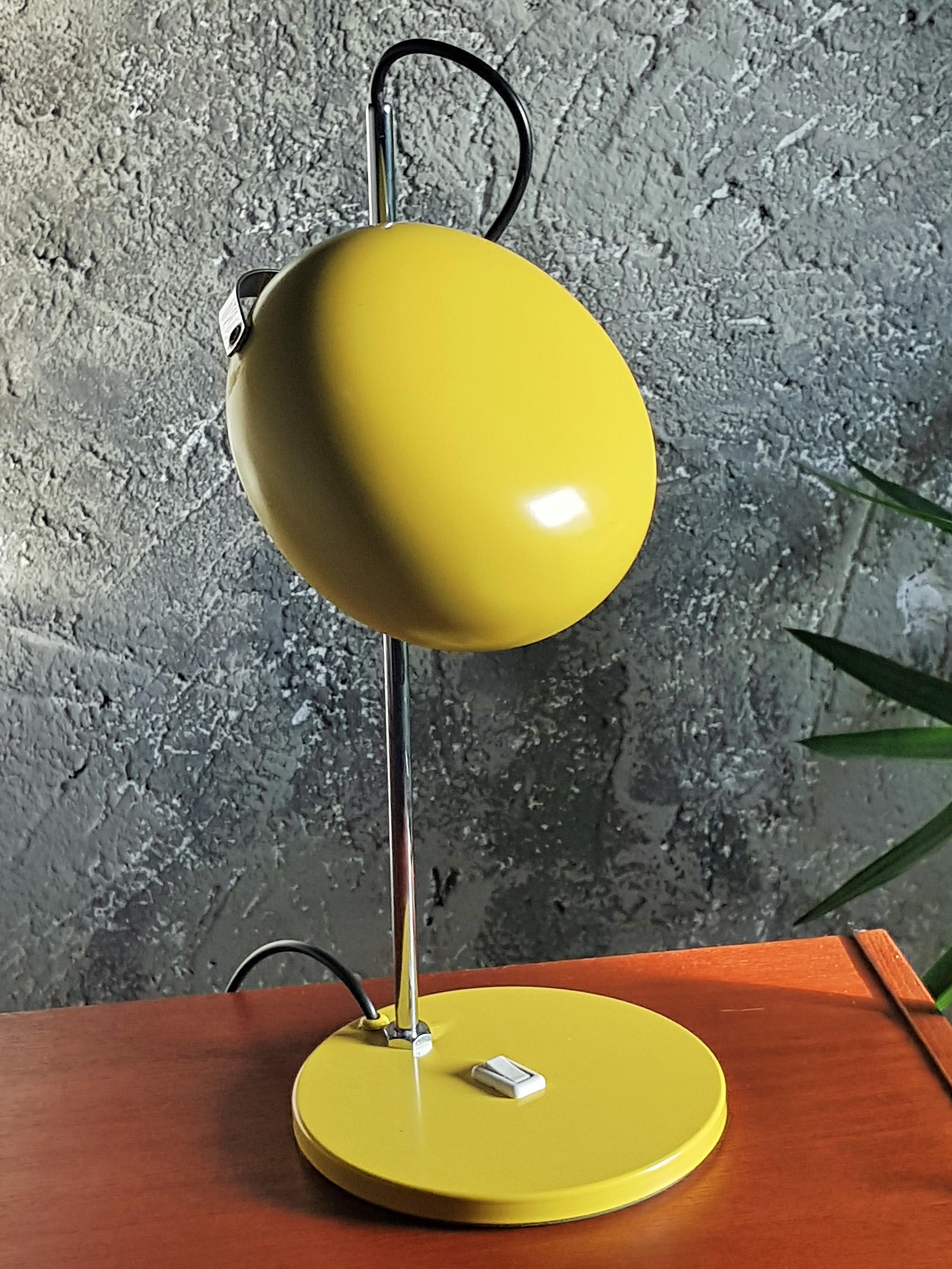 Mid-Century Pop Art Desk Table Lamp, Italy 1970 For Sale 6