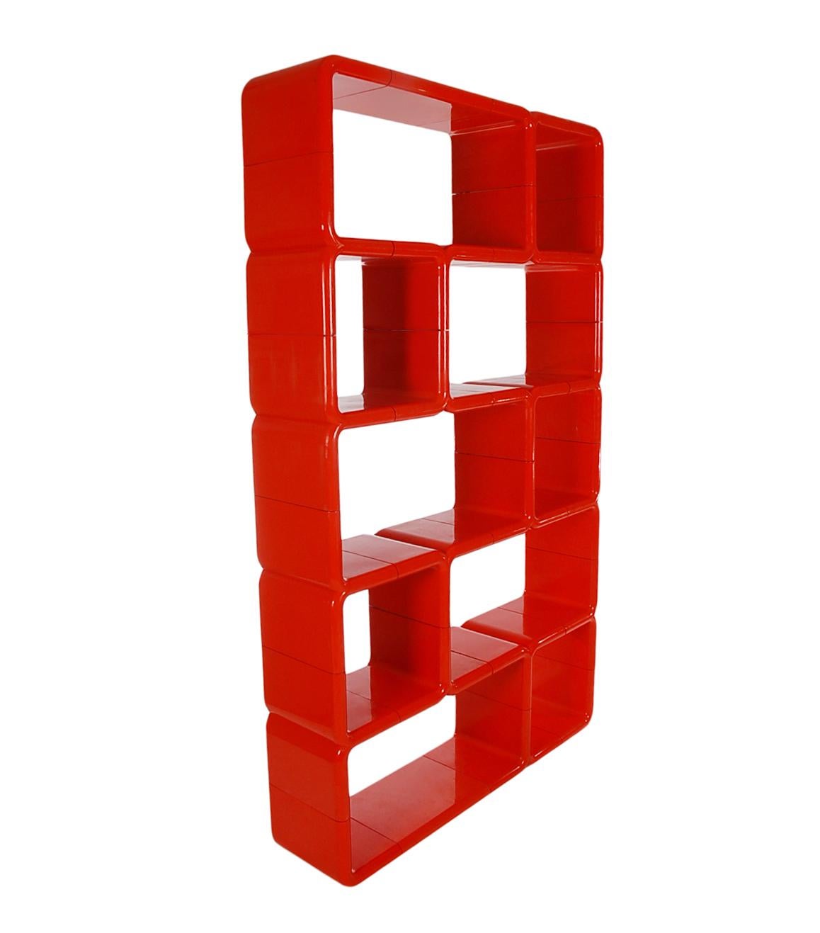 1970s modular umbo shelving unit