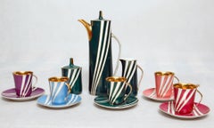 Mid Century Porcelain Coffee Set by Wincenty Potacki for Ćmielów, Poland, 1960s