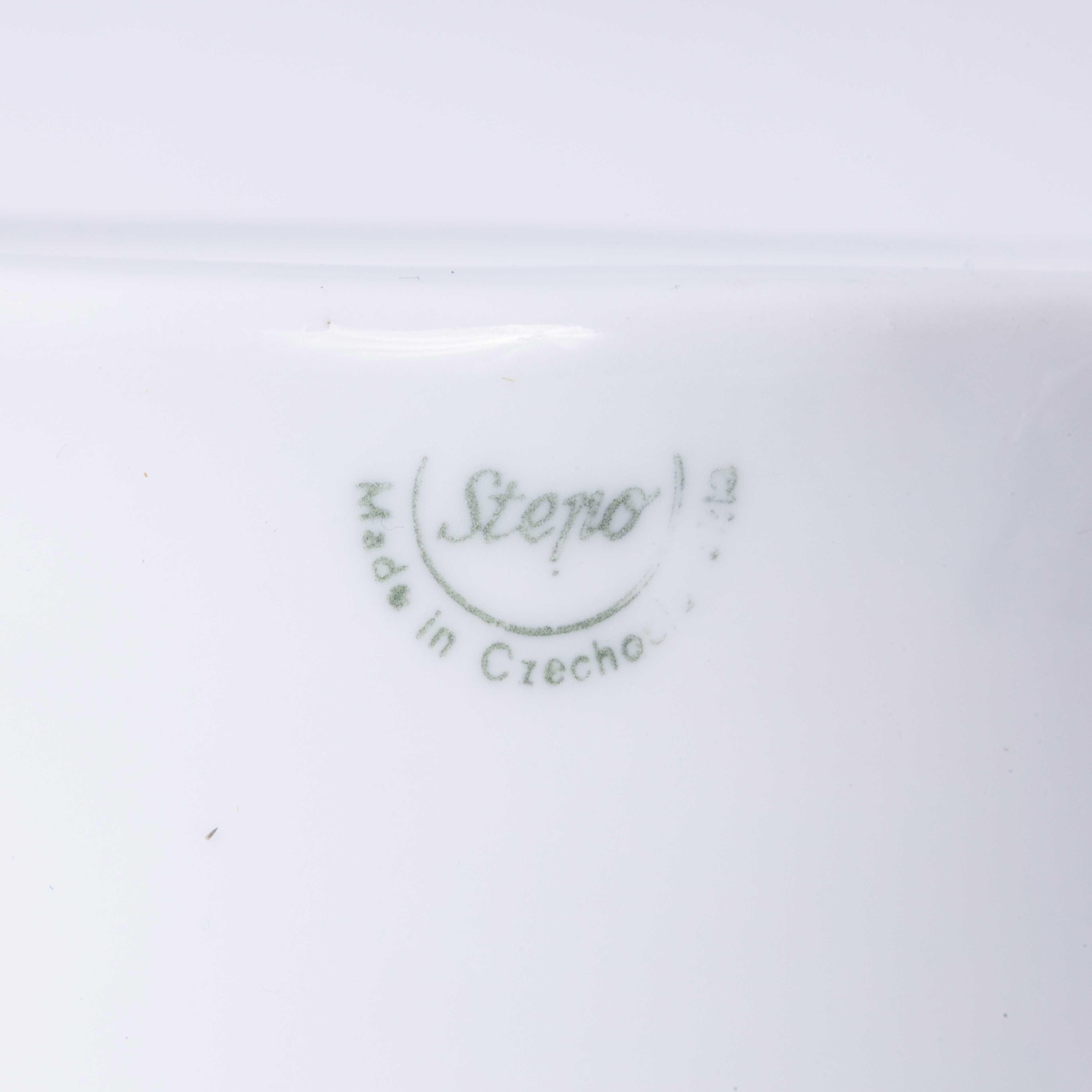 Ceramica Mid Century Porcelain Crucible Laboratory Bowl in vendita