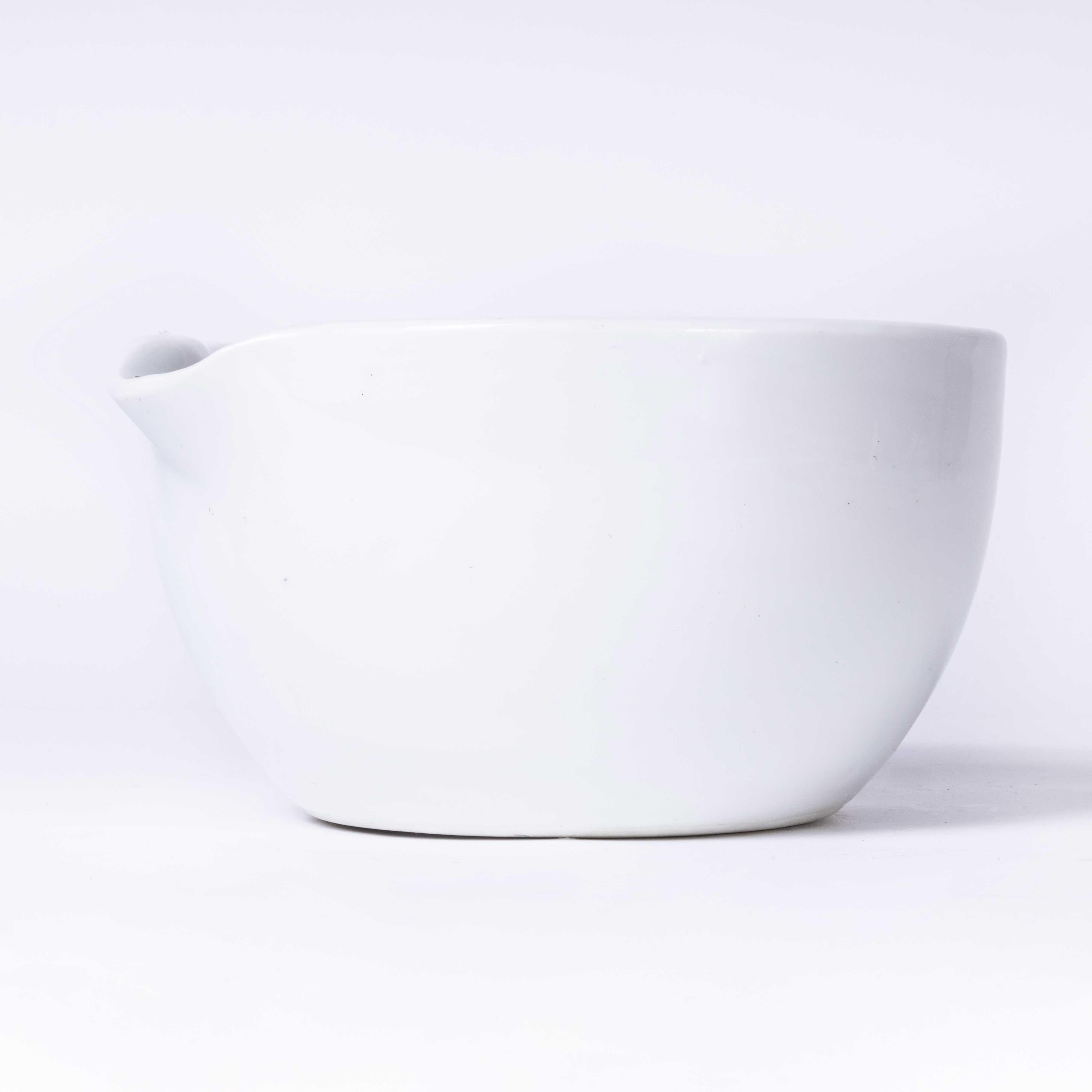 20th Century Mid Century Porcelain Deep Crucible Laboratory Bowl For Sale