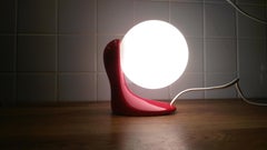 Porzellan-Design-Tischlampe aus der Mitte des Jahrhunderts:: 1980er Jahre