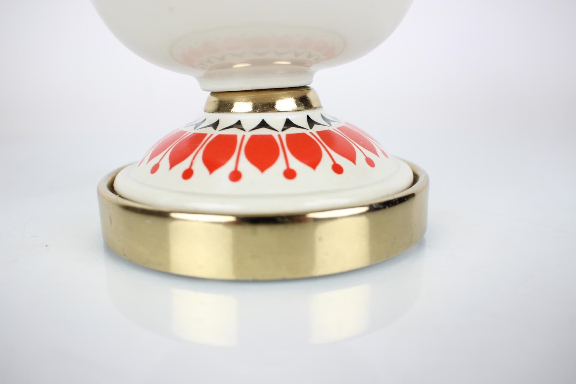 Mid-Century Modern Mid-Century Porcelain Table Lamp, 1960's For Sale
