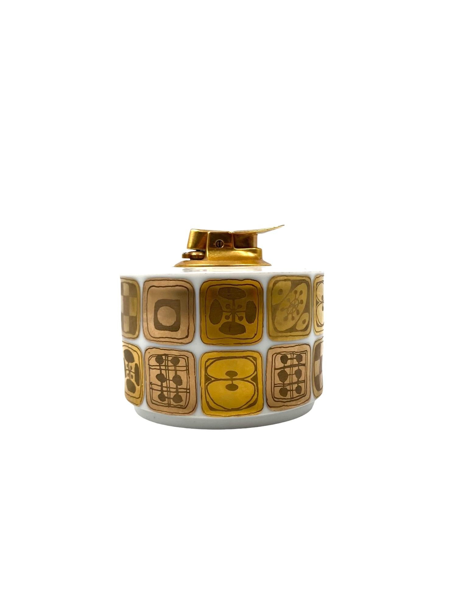 Mid-Century Modern Mid-century porcelain table lighter, Bjorn Wiinblad for Rosenthal, 1970s For Sale