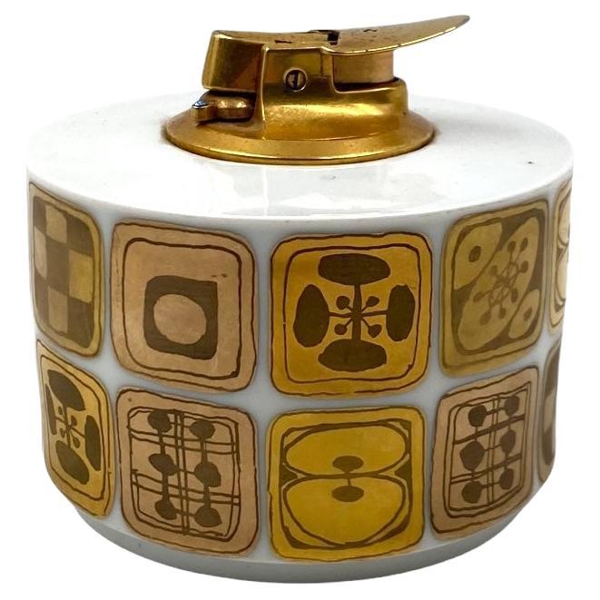 Mid-century porcelain table lighter, Bjorn Wiinblad for Rosenthal, 1970s