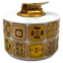 Mid-century porcelain table lighter, Bjorn Wiinblad for Rosenthal, 1970s