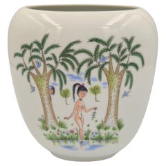 Vase en porcelaine mi-siècle par Raymon Peynet pour Rosenthal, 1950 - 1959