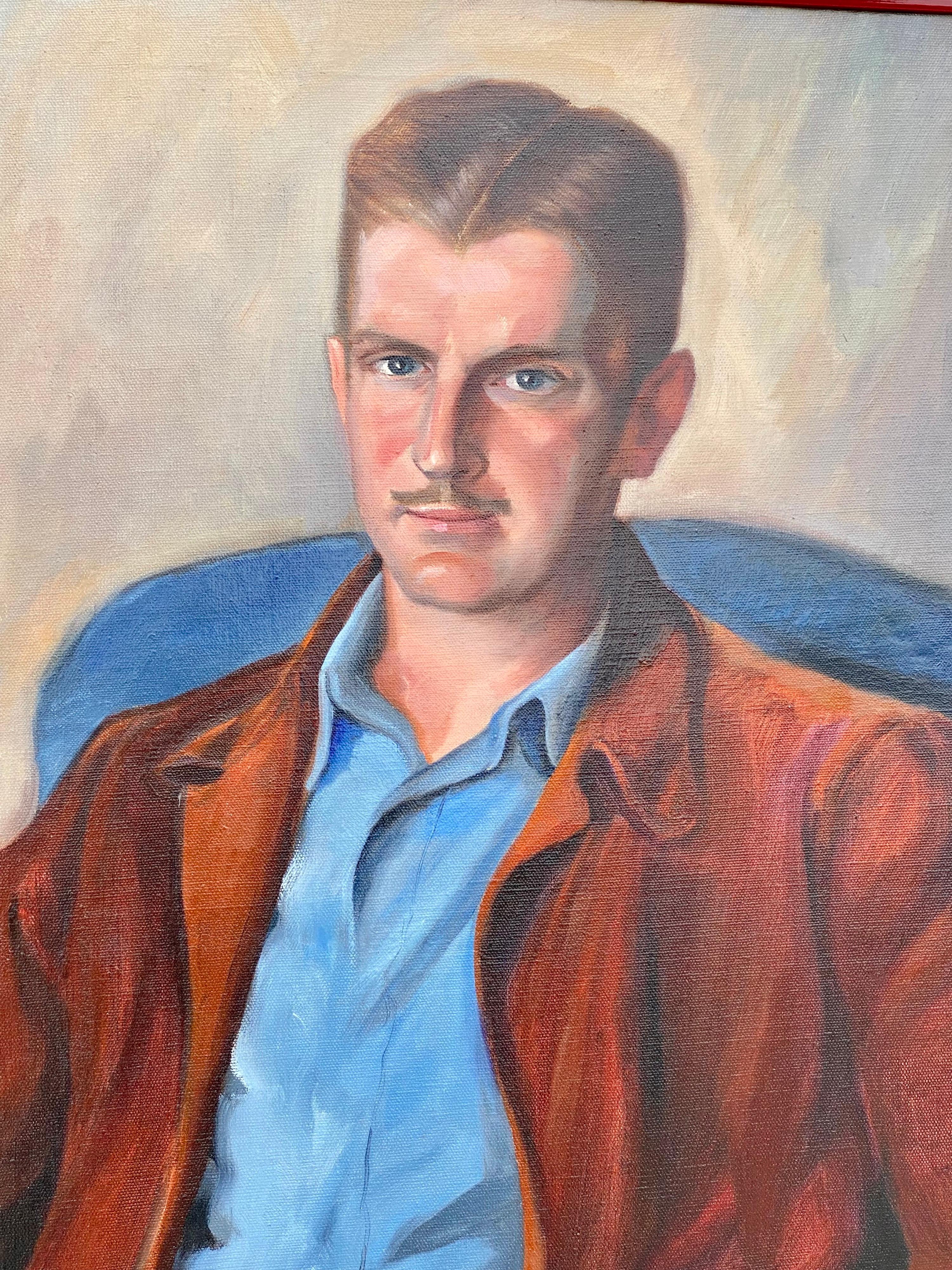 oil painting of a man