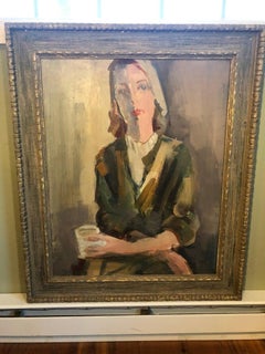 Mid Century Portrait of a Woman on Board