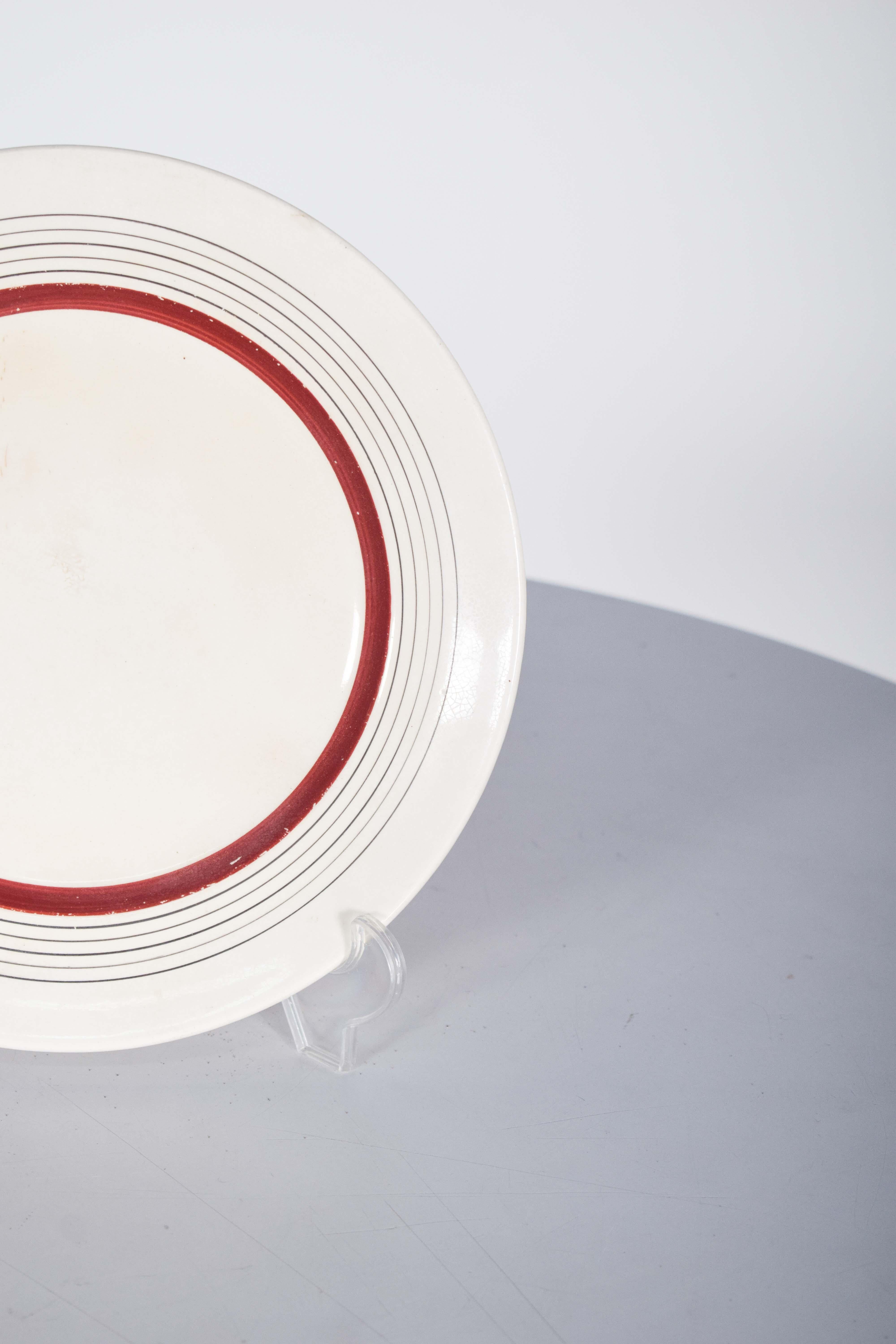 Portugais Assiette en céramique portugaise du milieu du siècle, Sacavém en vente