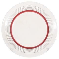 Mid-Century Portuguese Ceramic Plate from Sacavém