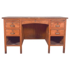 Mid-Century Portuguese Desk in Wood
