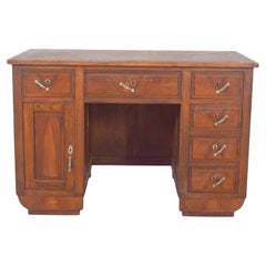 Mid-Century Portuguese Desk in Wood