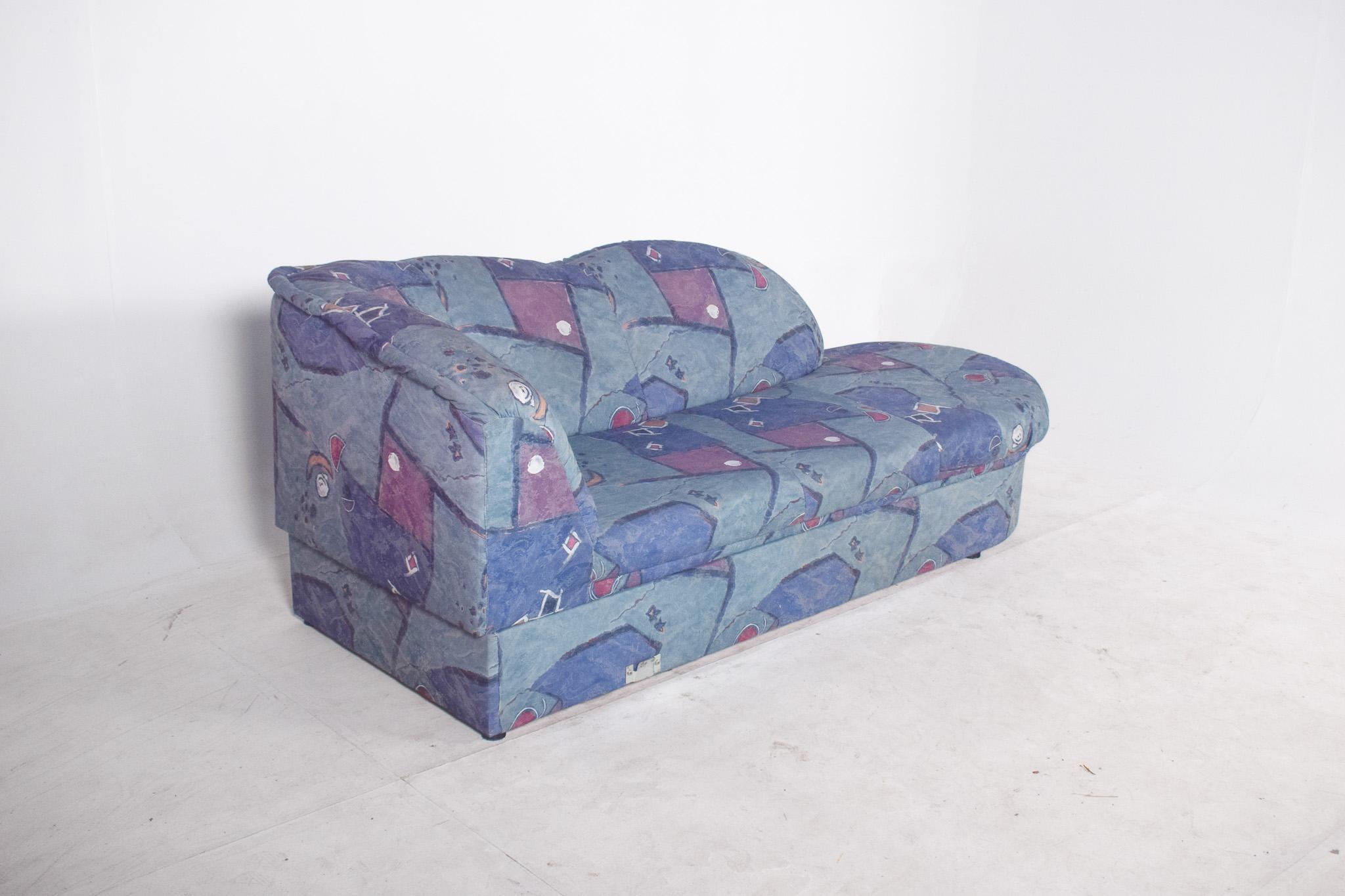Danish Mid-Century Portuguese Upholstered Sofa from de 80s For Sale