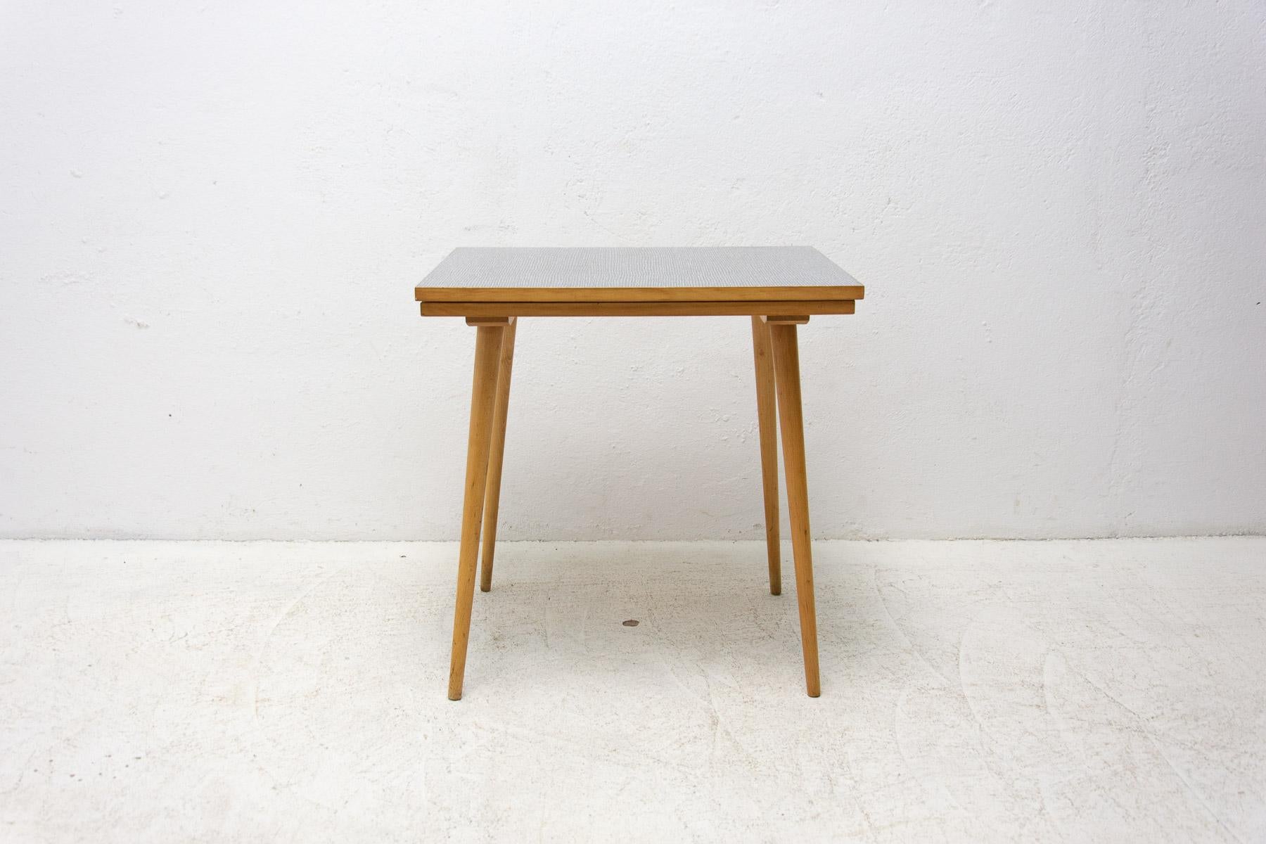 Midcentury Positioning Side Table by Interiér Praha, Czechoslovakia, 1960s For Sale 9