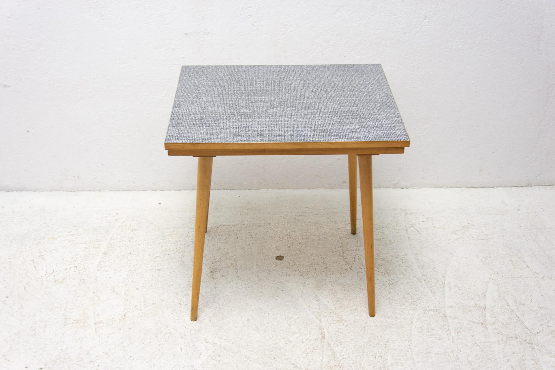 20th Century Midcentury Positioning Side Table by Interiér Praha, Czechoslovakia, 1960s For Sale