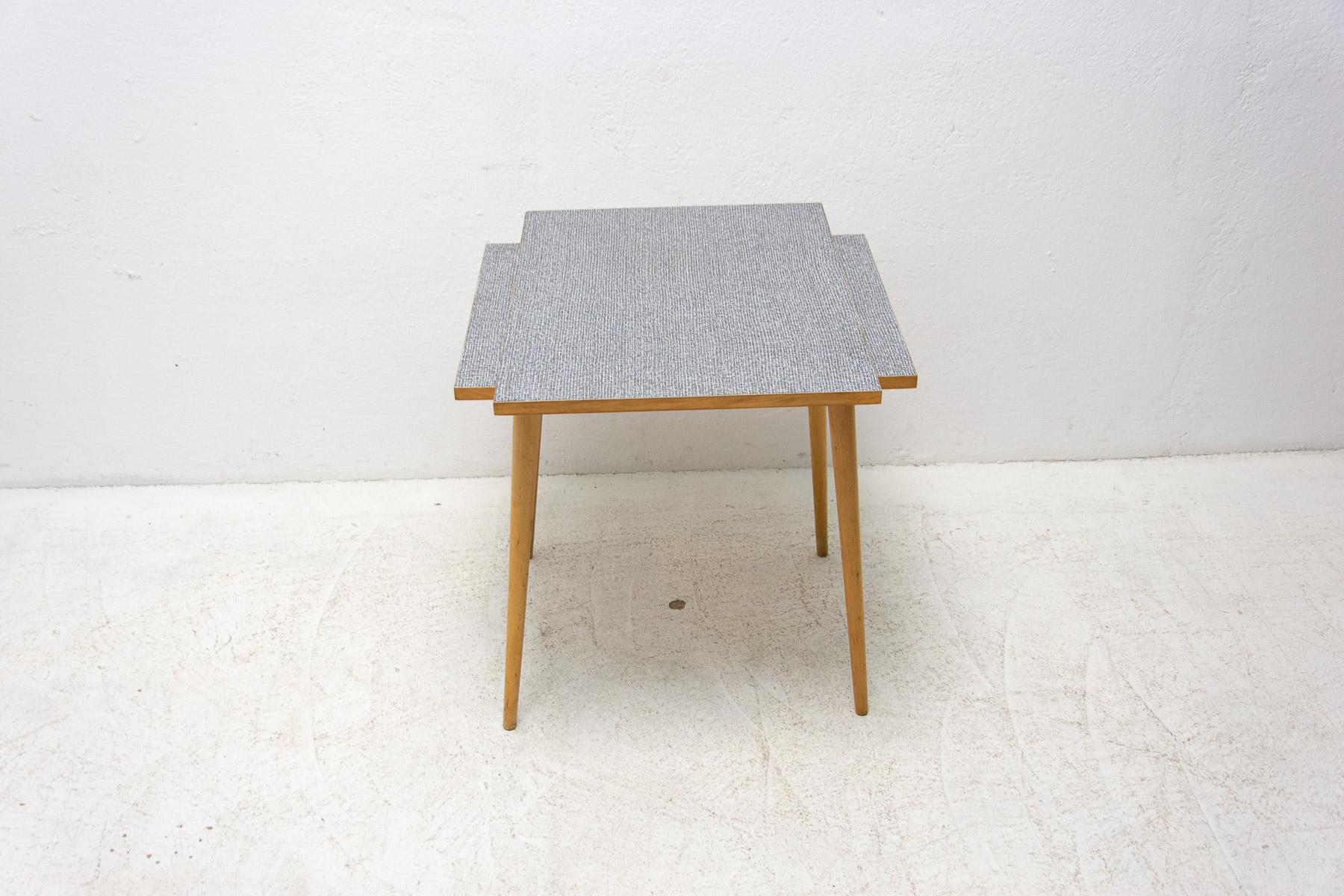 Midcentury Positioning Side Table by Interiér Praha, Czechoslovakia, 1960s For Sale 3
