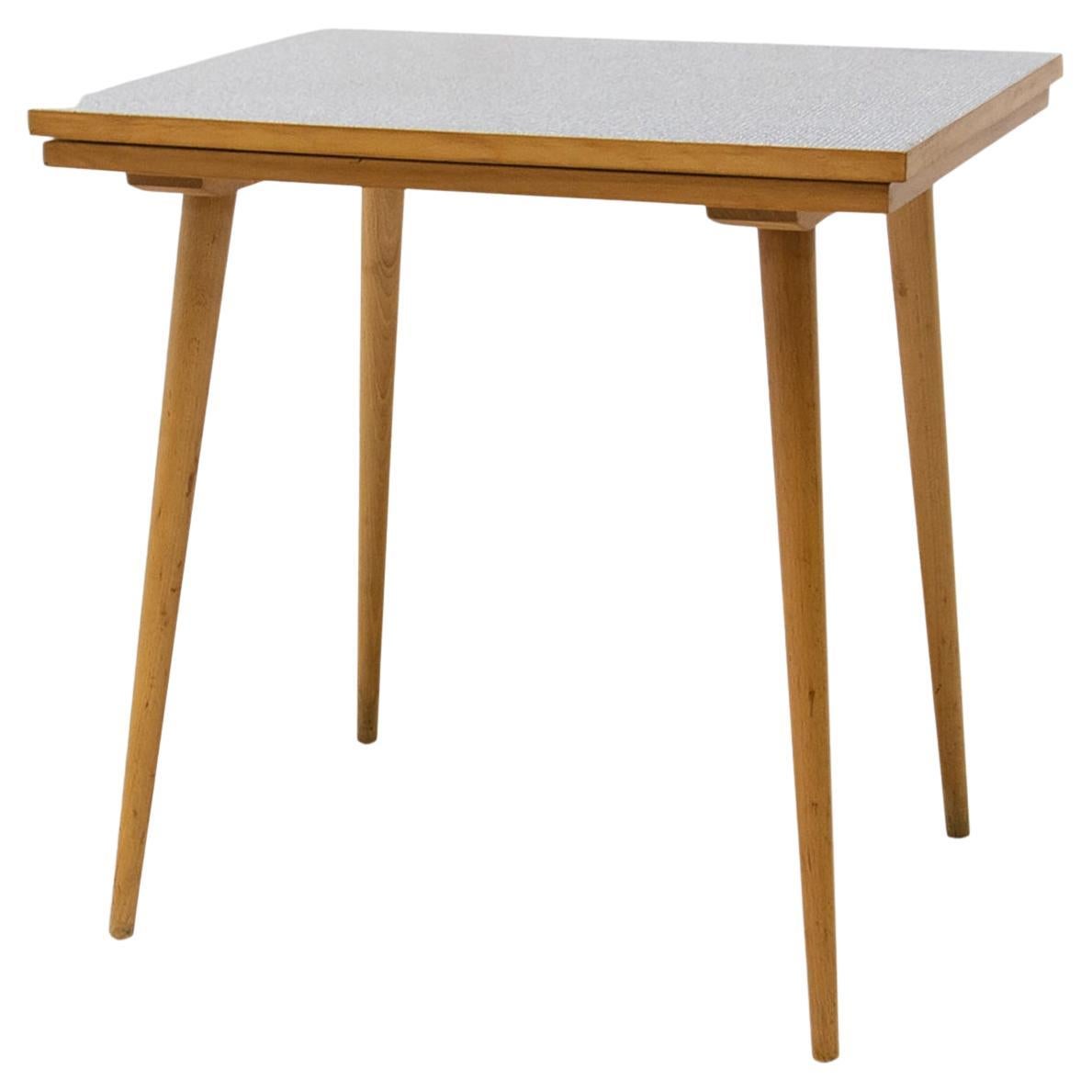 Midcentury Positioning Side Table by Interiér Praha, Czechoslovakia, 1960s For Sale