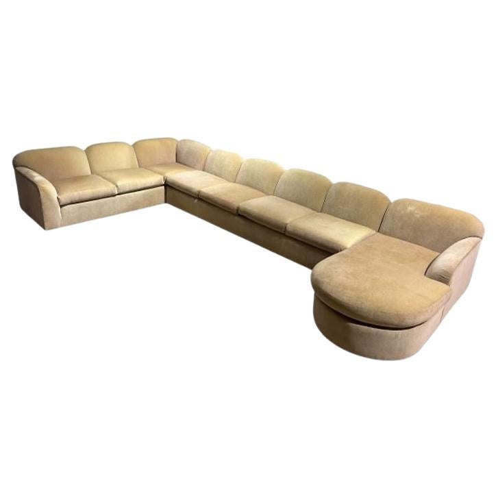Mid Century Post Modern 3 Piece Sectional, 1970 For Sale