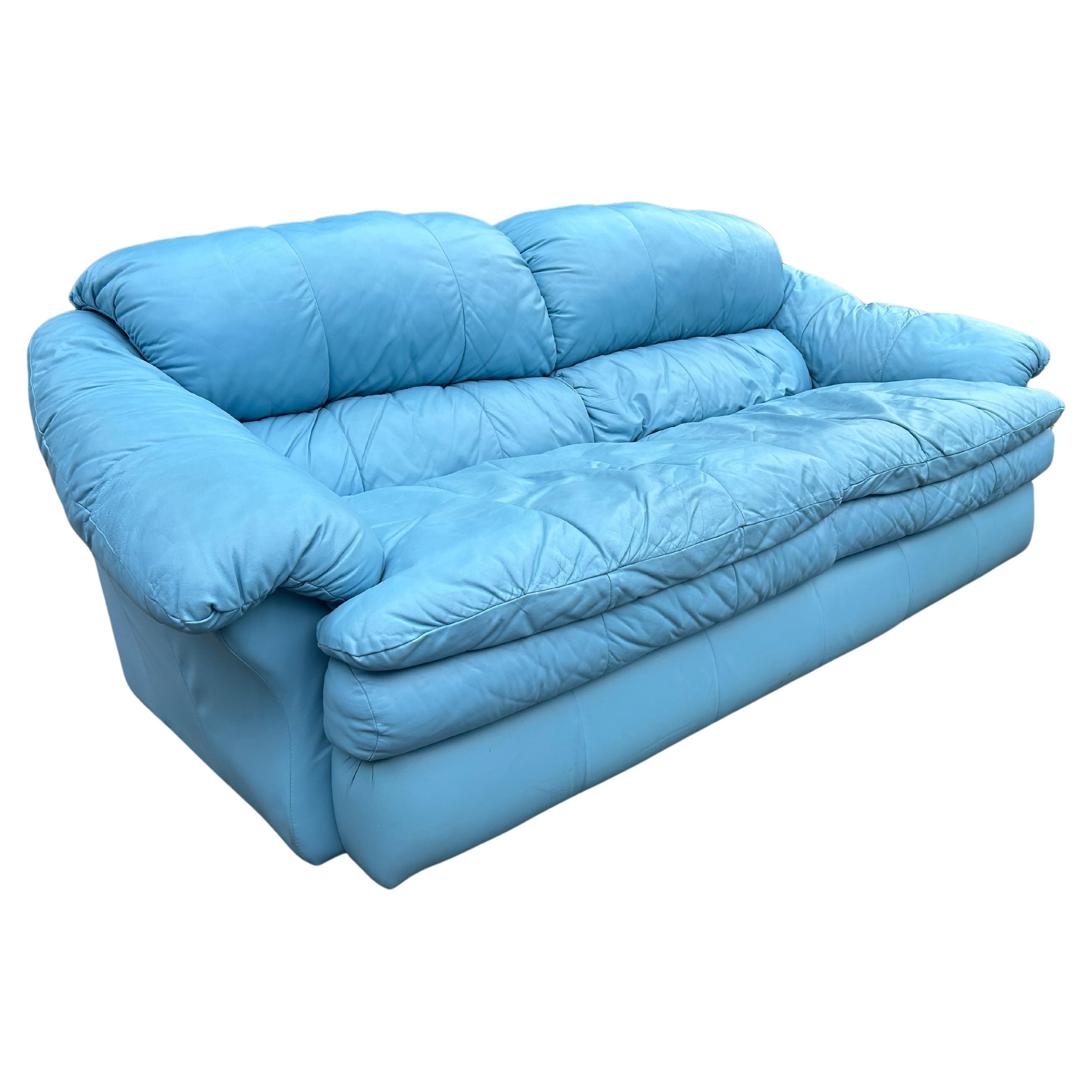 modern puffy sofa