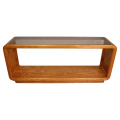 Tavolo consolle postmoderno del Mid Century attribuito a Lou Hodges per Mersman, 1960/70 ca.