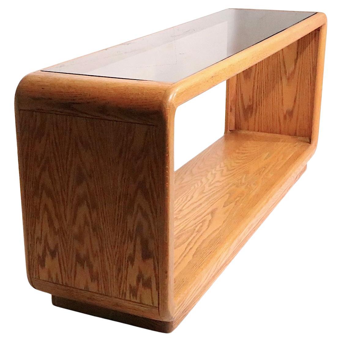 Mid Century Post Modern Console Table att. to Lou Hodges for Mersman c. 1960/70s For Sale