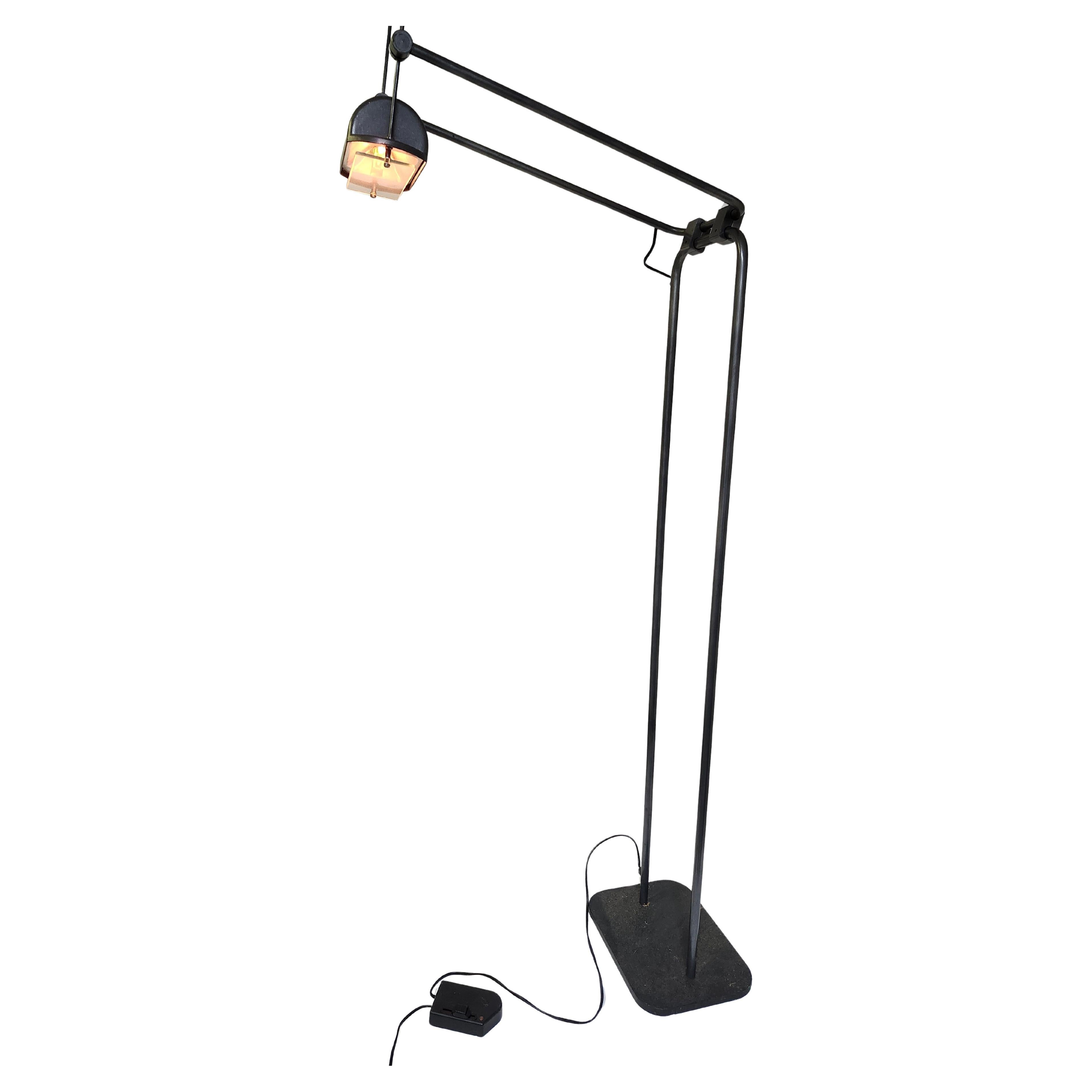 Mid-Century Post Modern Sculptural Versatile Floor Lamp Reading or a Torchère For Sale