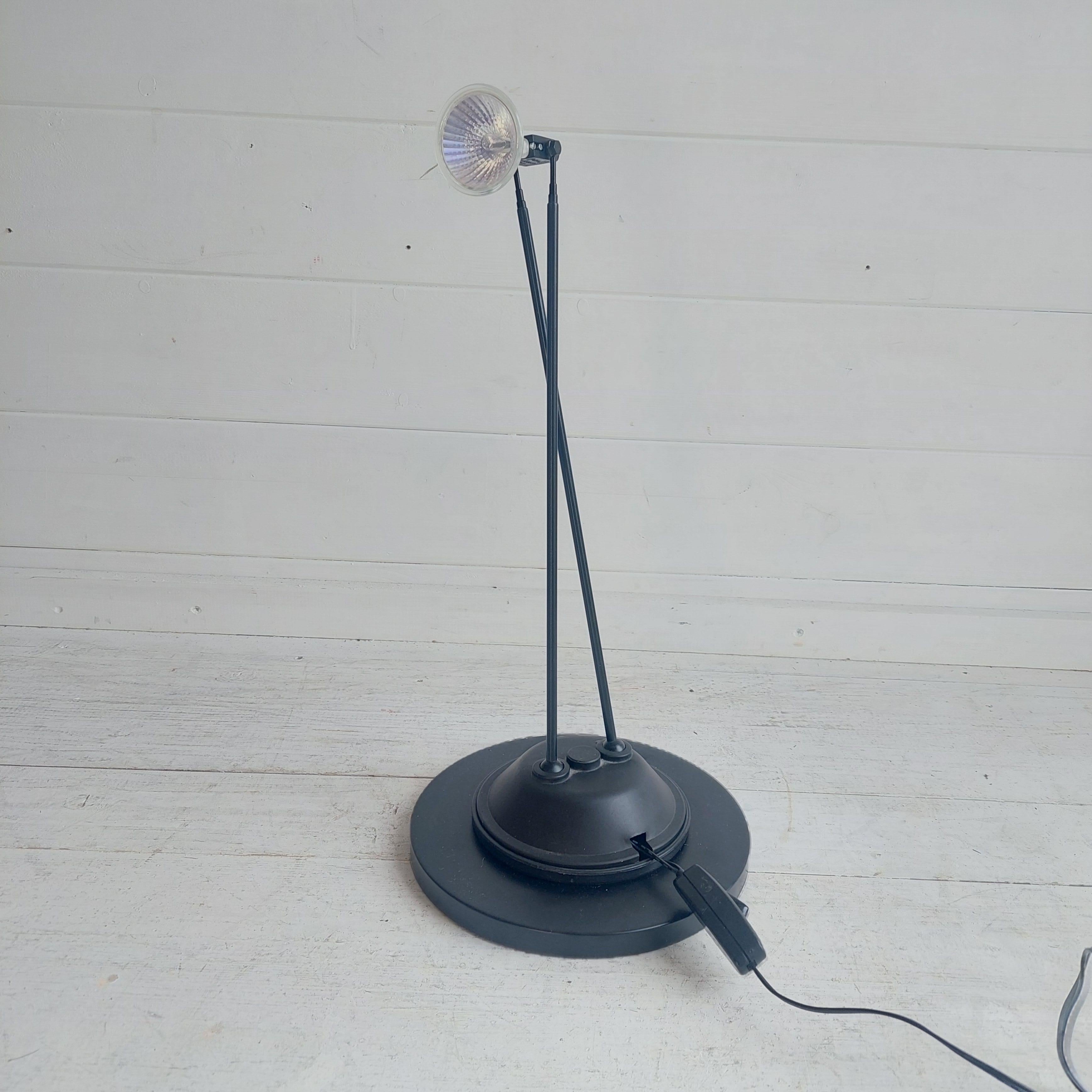 Mid Century Postmodern Ikea floor table lamp telescope halogen minimalist  80s 4