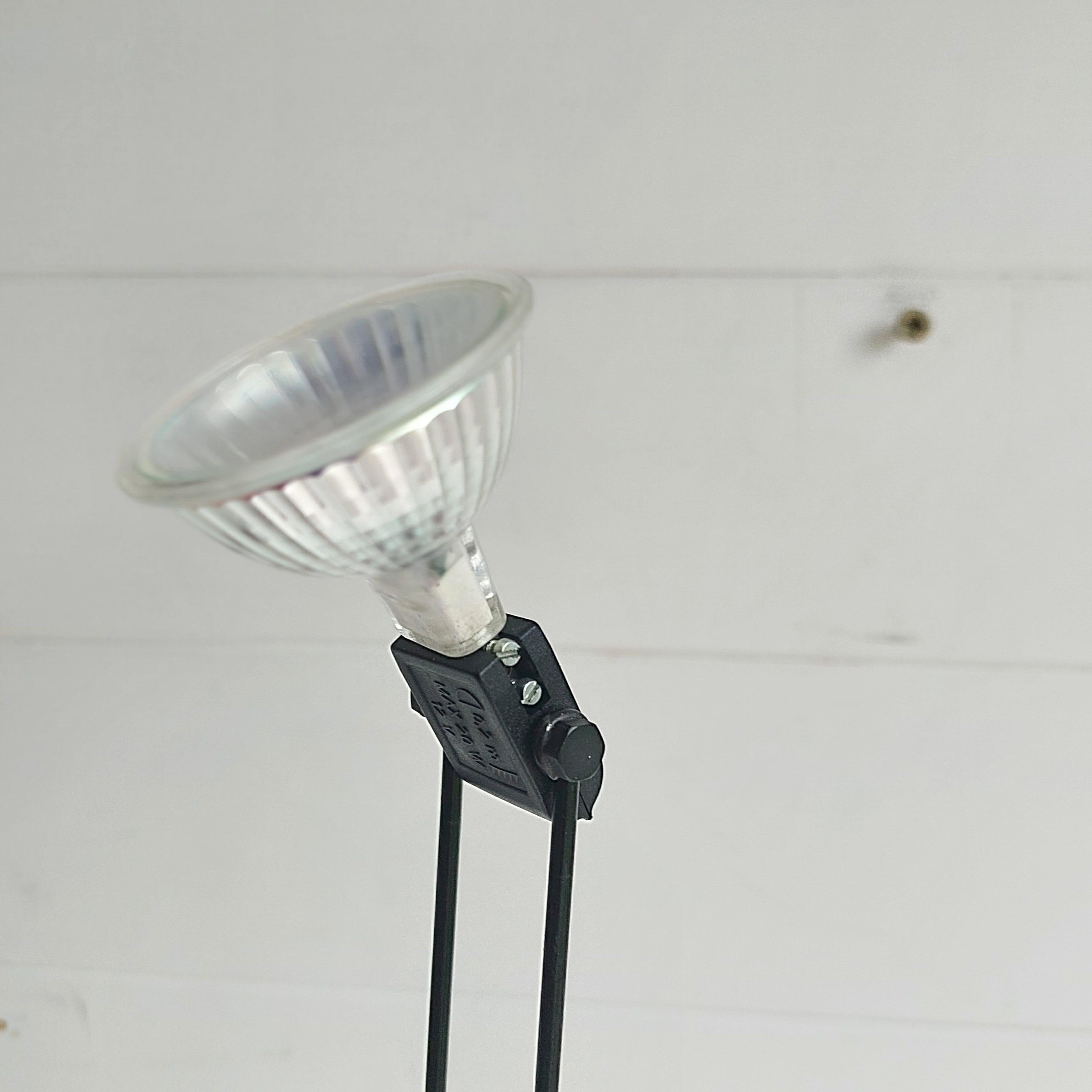 Mid Century Postmodern Ikea floor table lamp telescope halogen minimalist  80s 6